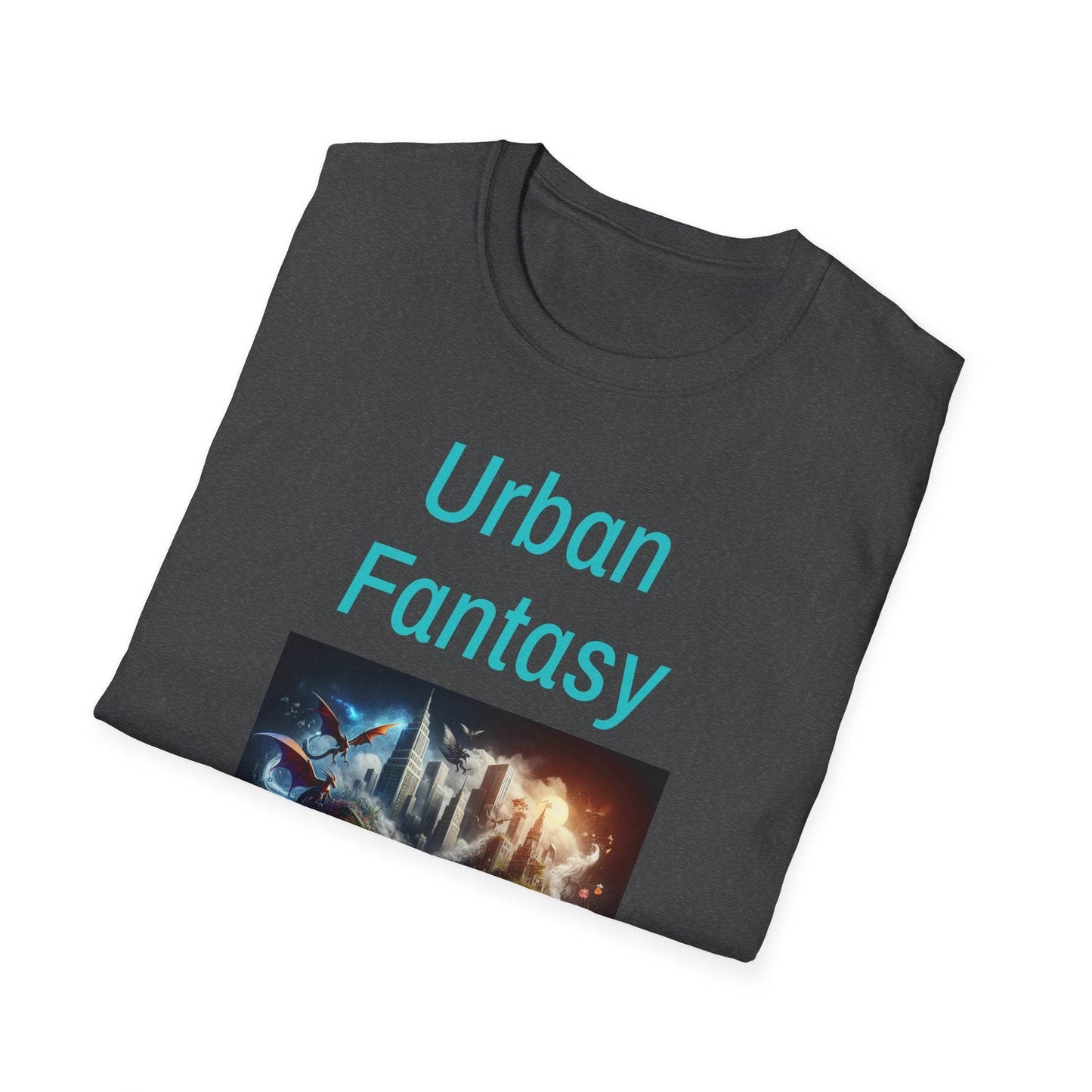 Urban Fantasy Unisex Softstyle T-Shirt - Dreamy Graphic Tee for Book Lovers - The Dreamer's Bookshop.
