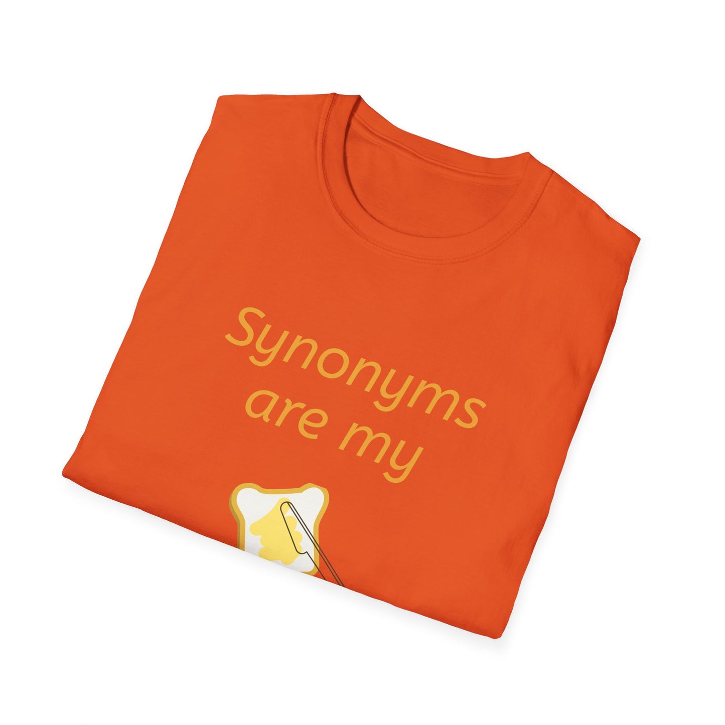Funny "Synonyms Are My Jam" T-Shirt - Perfect Gift for Writers and Teachers - The Dreamer's Bookshop.
