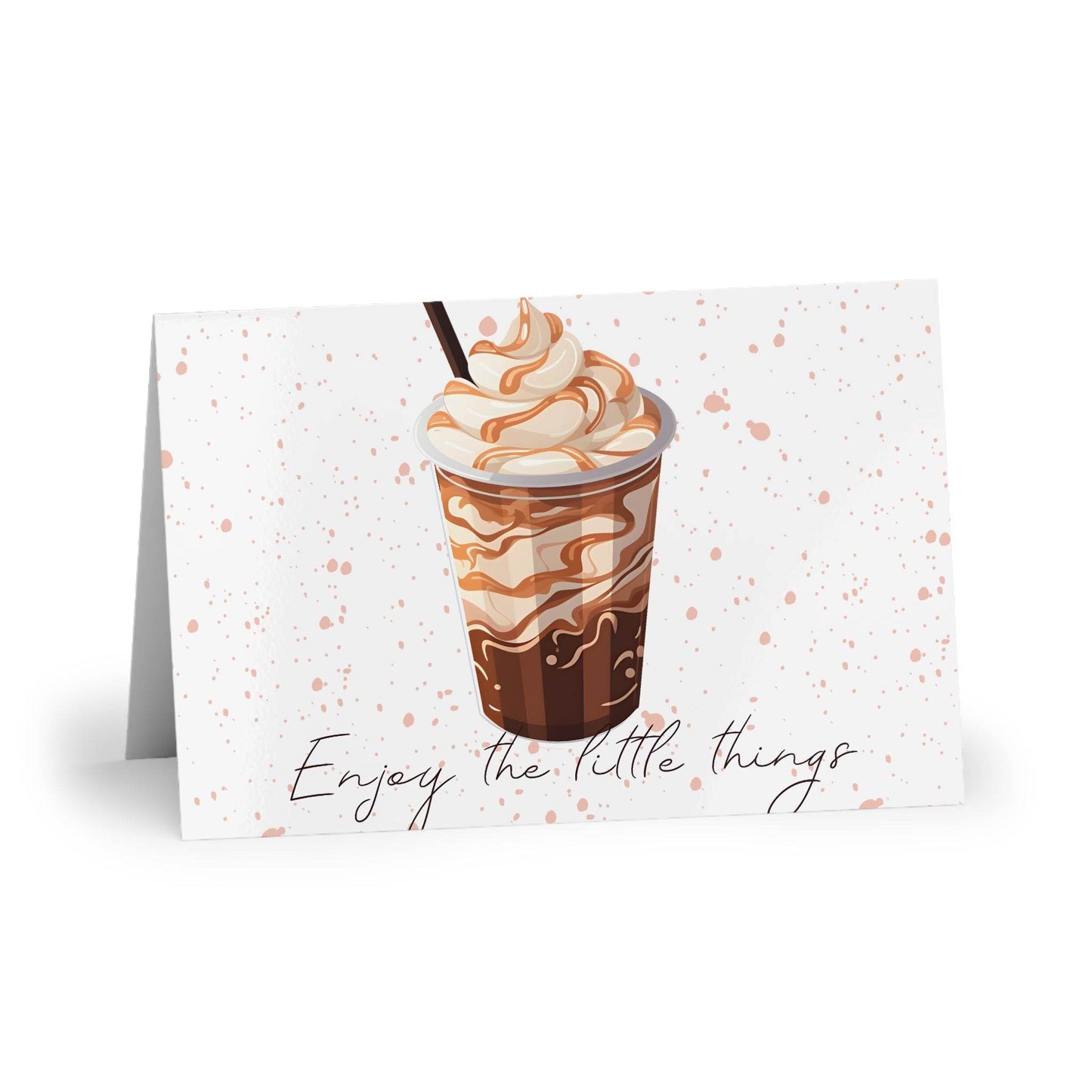 The Dreamer's Bookshop "Iced Coffee" Enjoy the Little Things Card - The Dreamer's Bookshop.