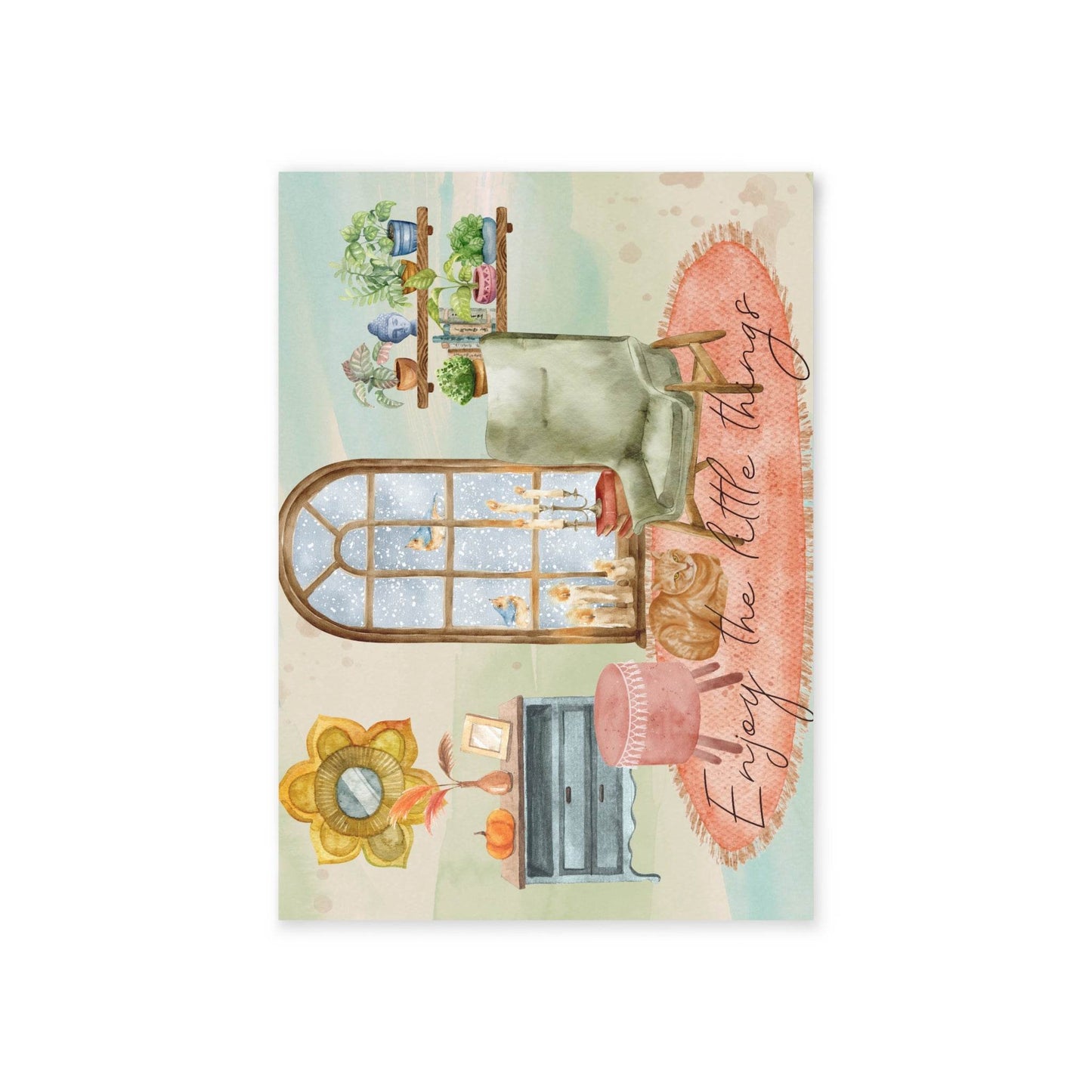 The Dreamer's Bookshop "Evening" Enjoy the Little Things Card - The Dreamer's Bookshop.
