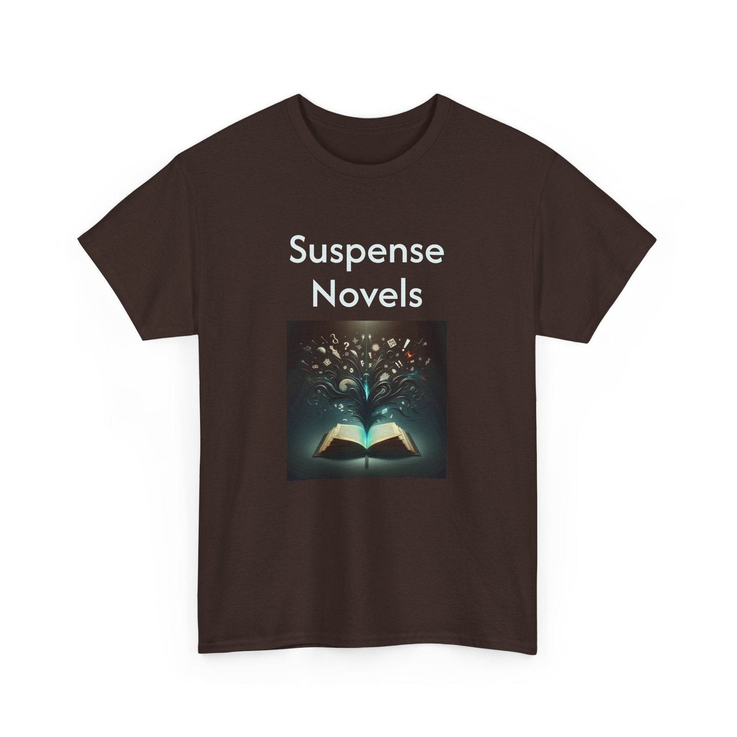 Fiction - Graphic Tee - Unisex Heavy Cotton T-Shirt Suspense Novels - The Dreamer's Bookshop.