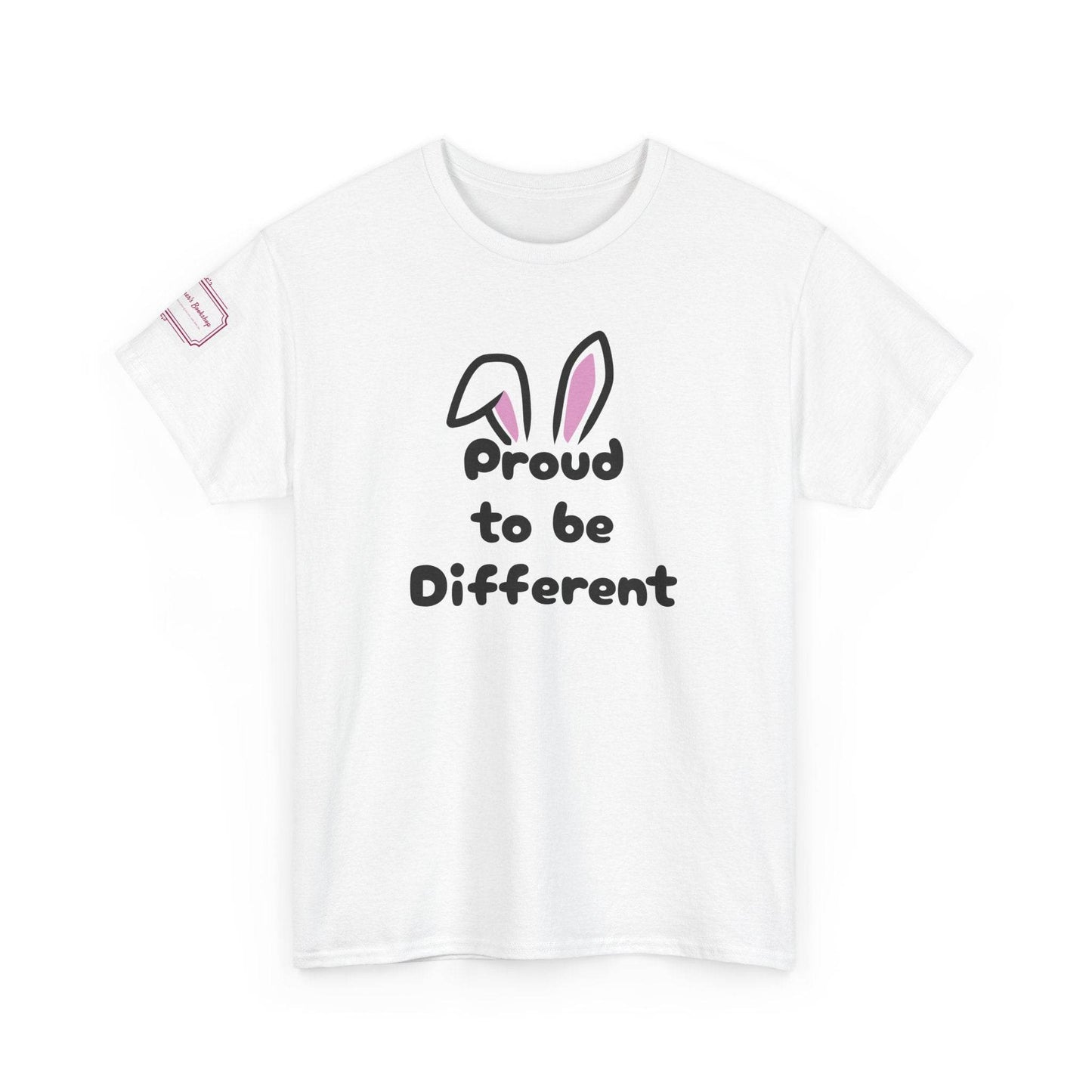 Proud to be Different Unisex Heavy Cotton Tee - Celebrate Individuality - The Dreamer's Bookshop.