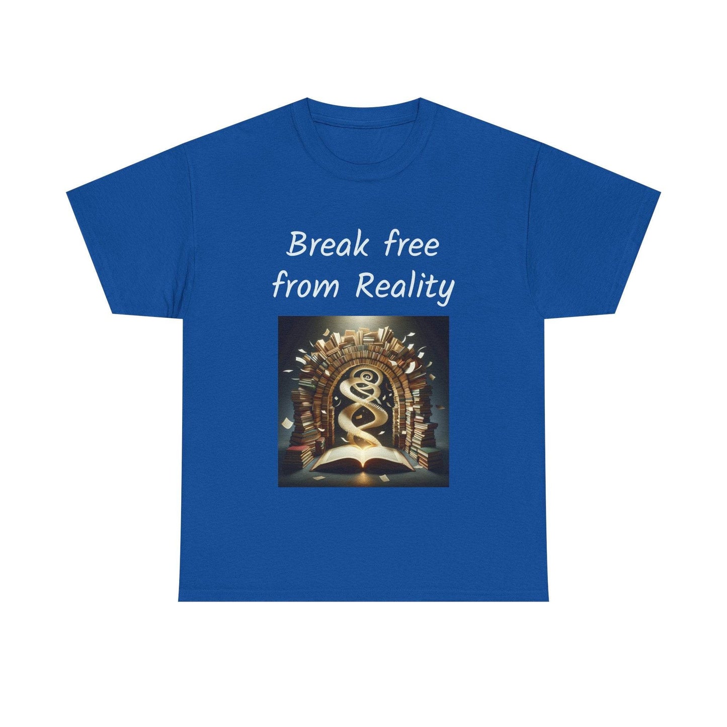 Break Free - Unisex Heavy Cotton Tee - Book Lovers - The Dreamer's Bookshop.