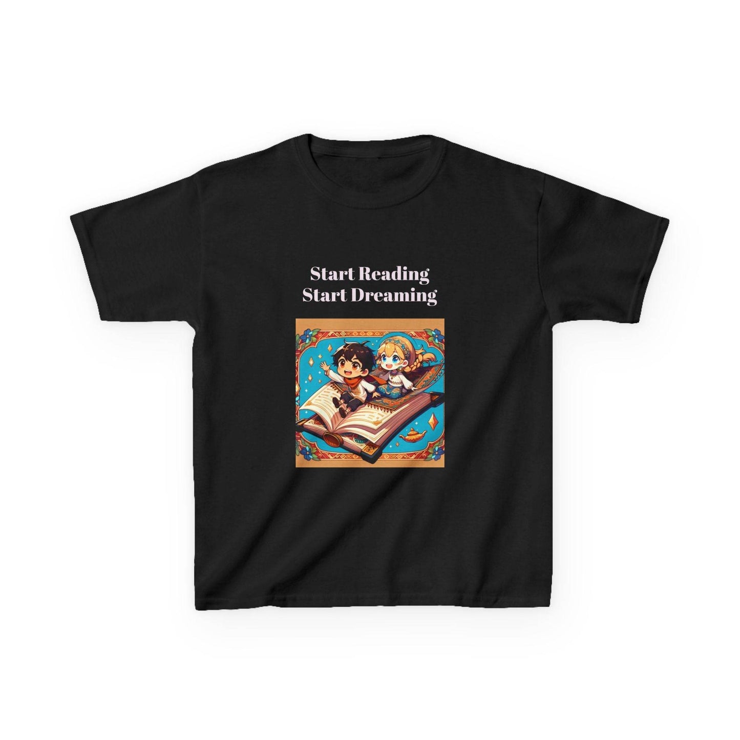 EU - Kids Start Reading Start Dreaming Tee - The Dreamer's Bookshop.