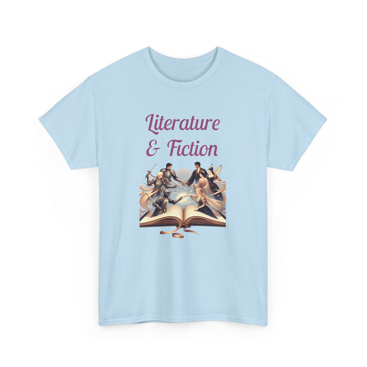 Fiction - Graphic Tee - Unisex Heavy Cotton T-Shirt Literature Books - The Dreamer's Bookshop.