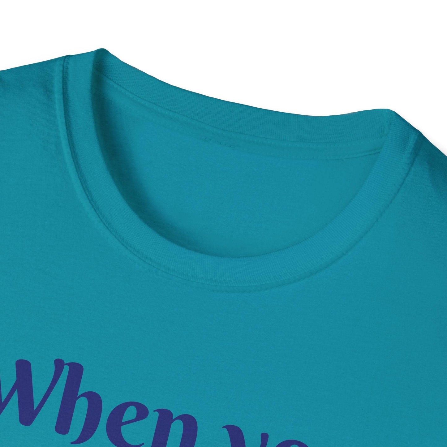 Unisex Softstyle T-Shirt - 'Just Breathe' - The Dreamer's Bookshop.