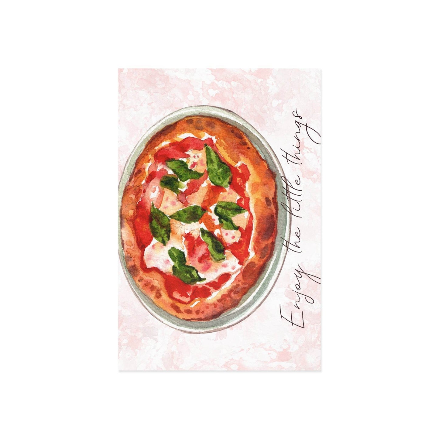 The Dreamer's Bookshop "Pizza" Enjoy the Little Things Card - The Dreamer's Bookshop.