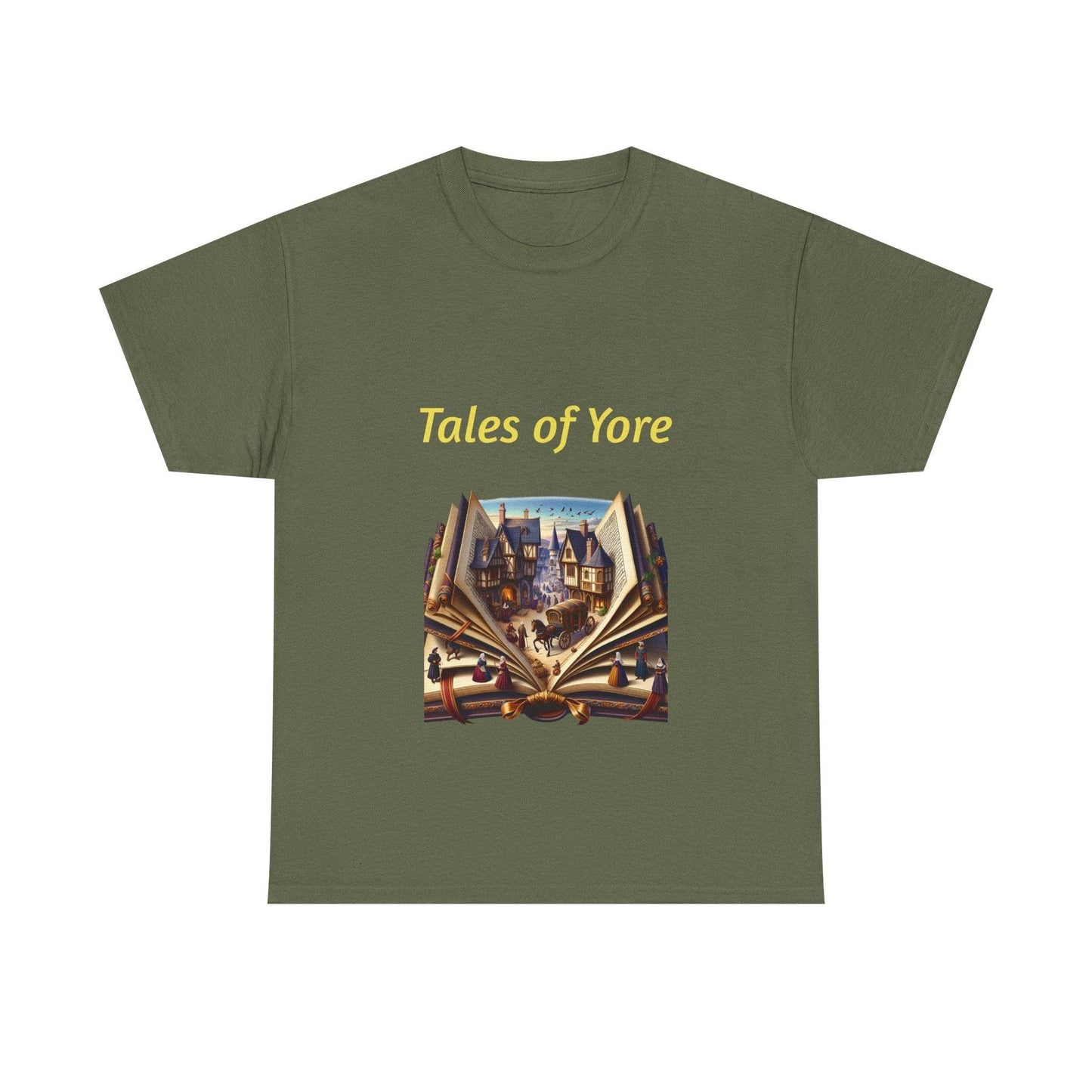 Tales of Yore - Unisex Heavy Cotton Tee - Historical Books - The Dreamer's Bookshop.