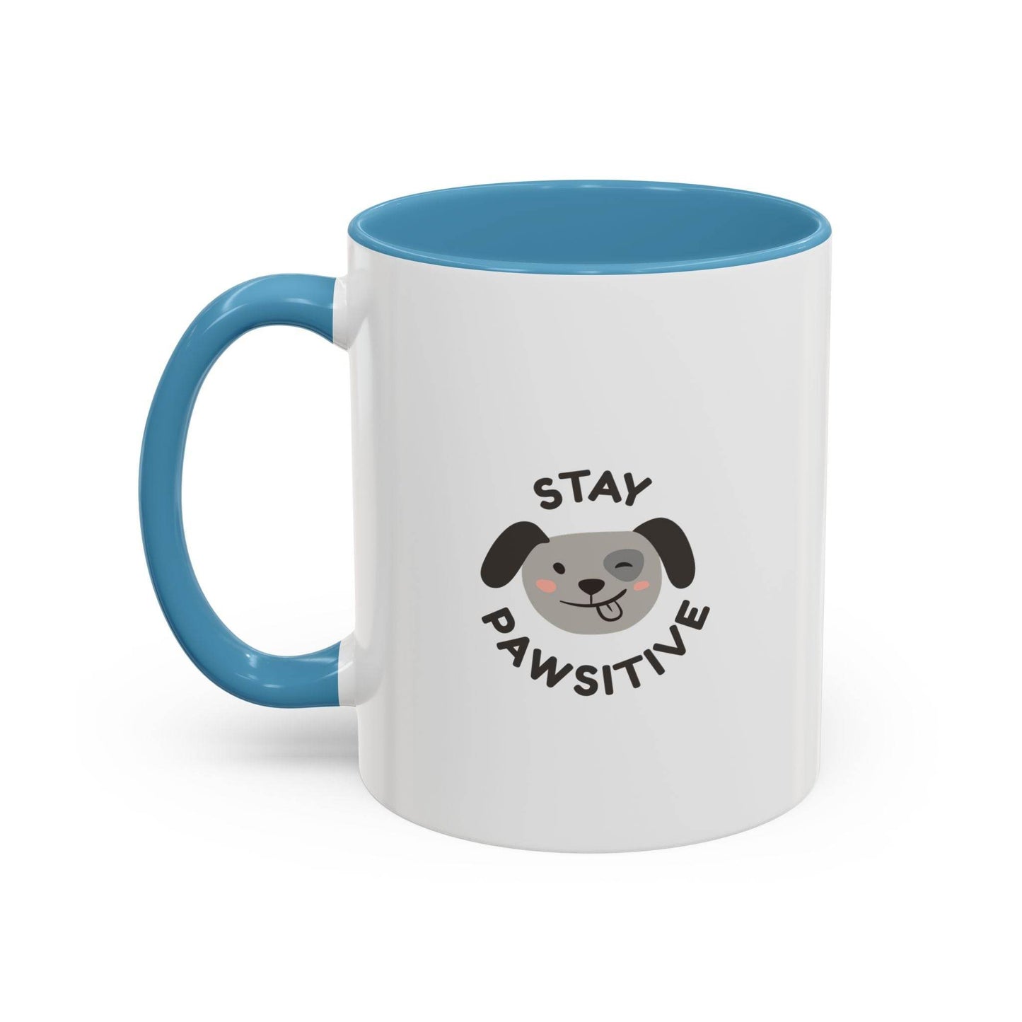 Cute Dog Pawsitive Coffee Mug - 11 & 15oz Drink and Behave - The Dreamer's Bookshop.