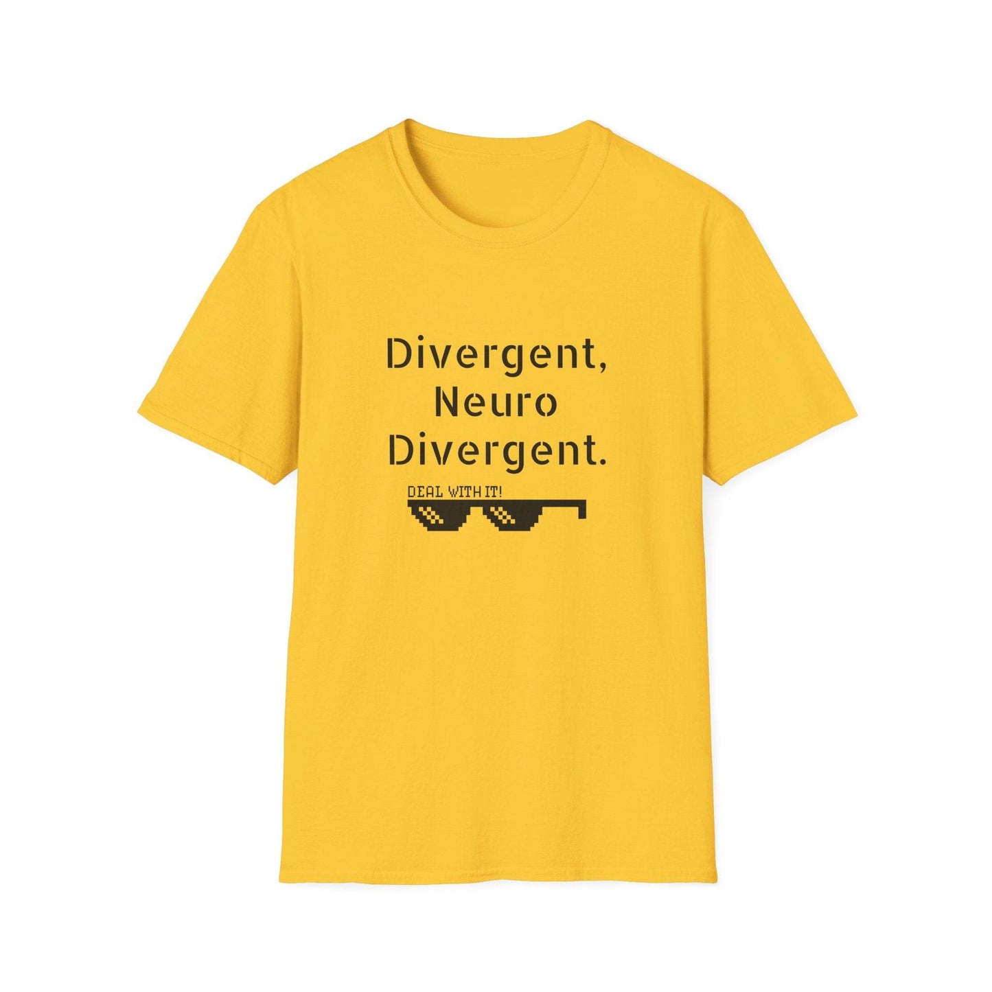 Neuro Divergent Unisex Softstyle T-Shirt – Celebrate Uniqueness! - The Dreamer's Bookshop.