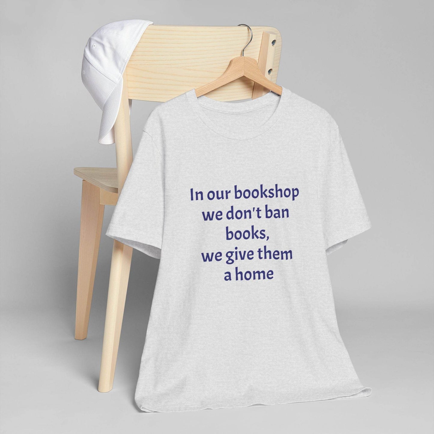 Inspirational Unisex Jersey T-Shirt - In our bookshop Vibe - The Dreamer's Bookshop.