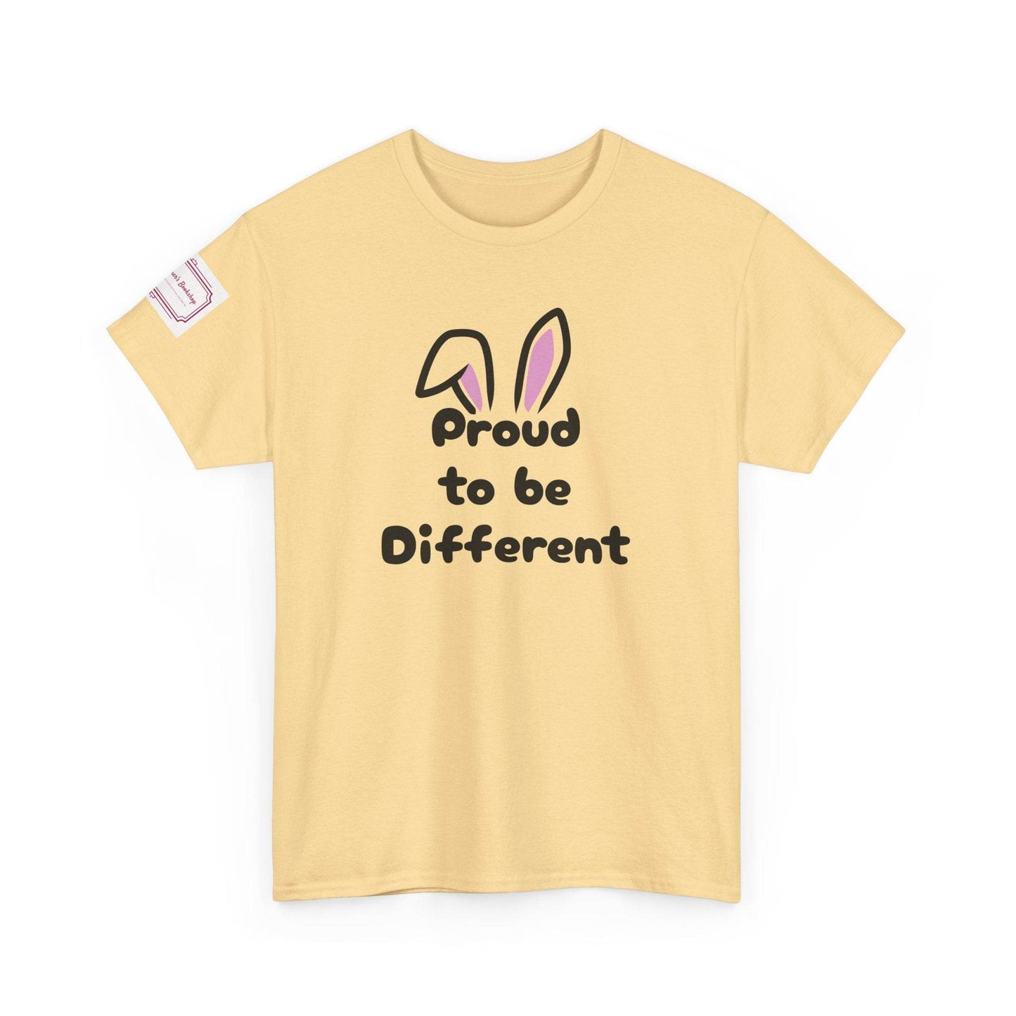 Proud to be Different Unisex Heavy Cotton Tee - Celebrate Individuality - The Dreamer's Bookshop.