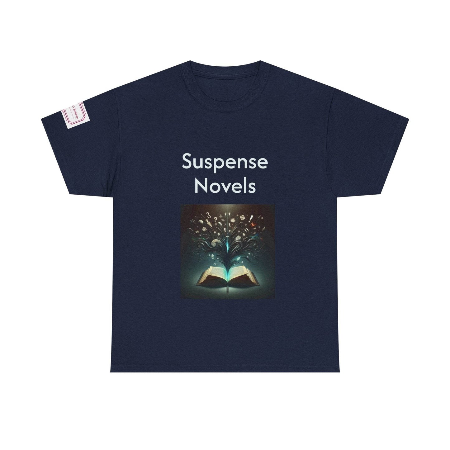 Fiction - Graphic Unisex Heavy Cotton Tee - Suspense Novels - The Dreamer's Bookshop.
