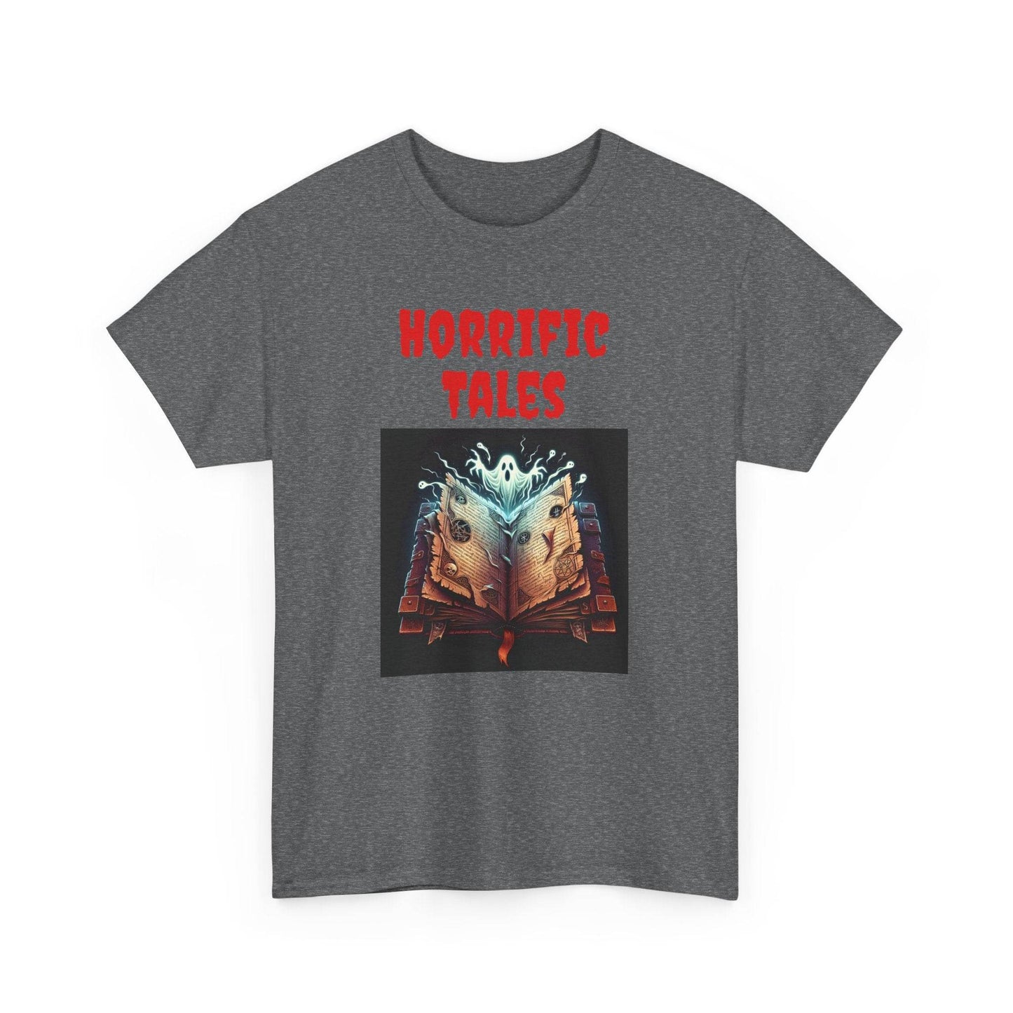 Horrific Tales - A Unisex Heavy Cotton Tee - Perfect Gift for Book Lovers - The Dreamer's Bookshop.