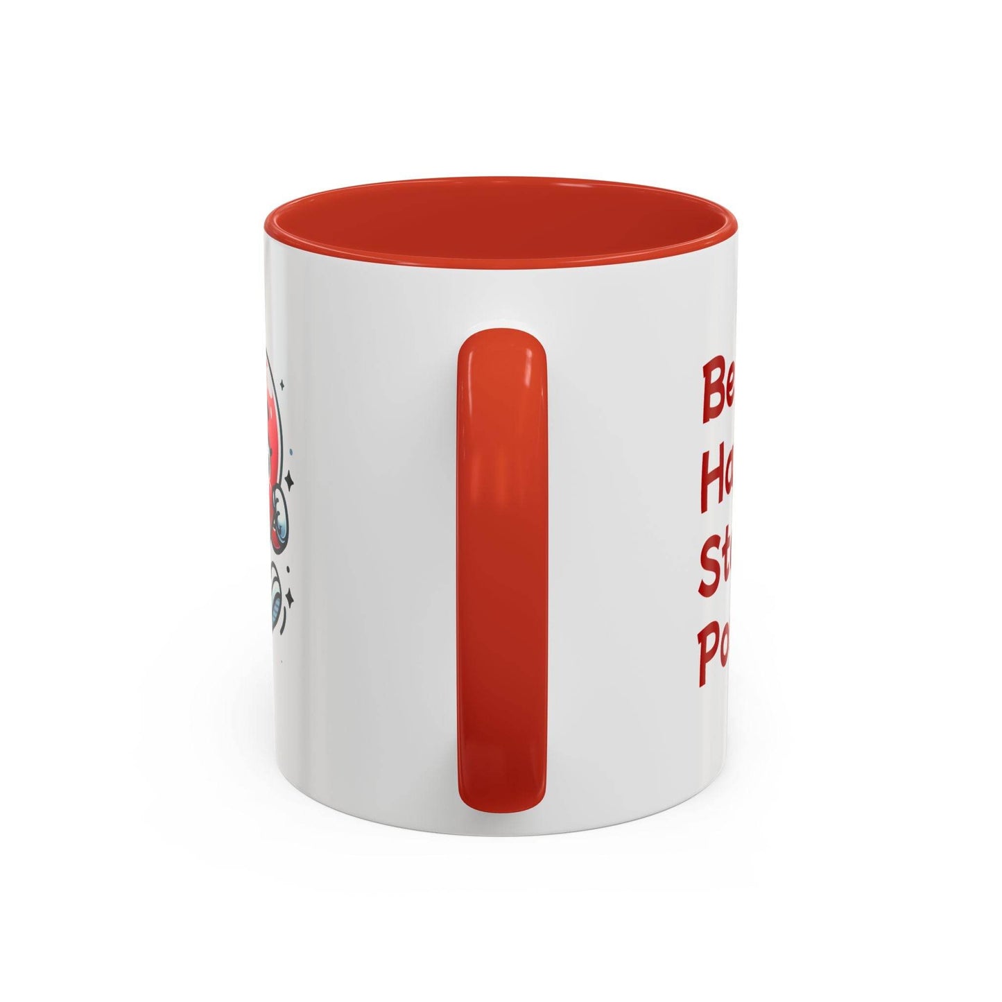 Playful Heart Running Coffee Mug - Cute Gift for Positive Thinkers - The Dreamer's Bookshop.