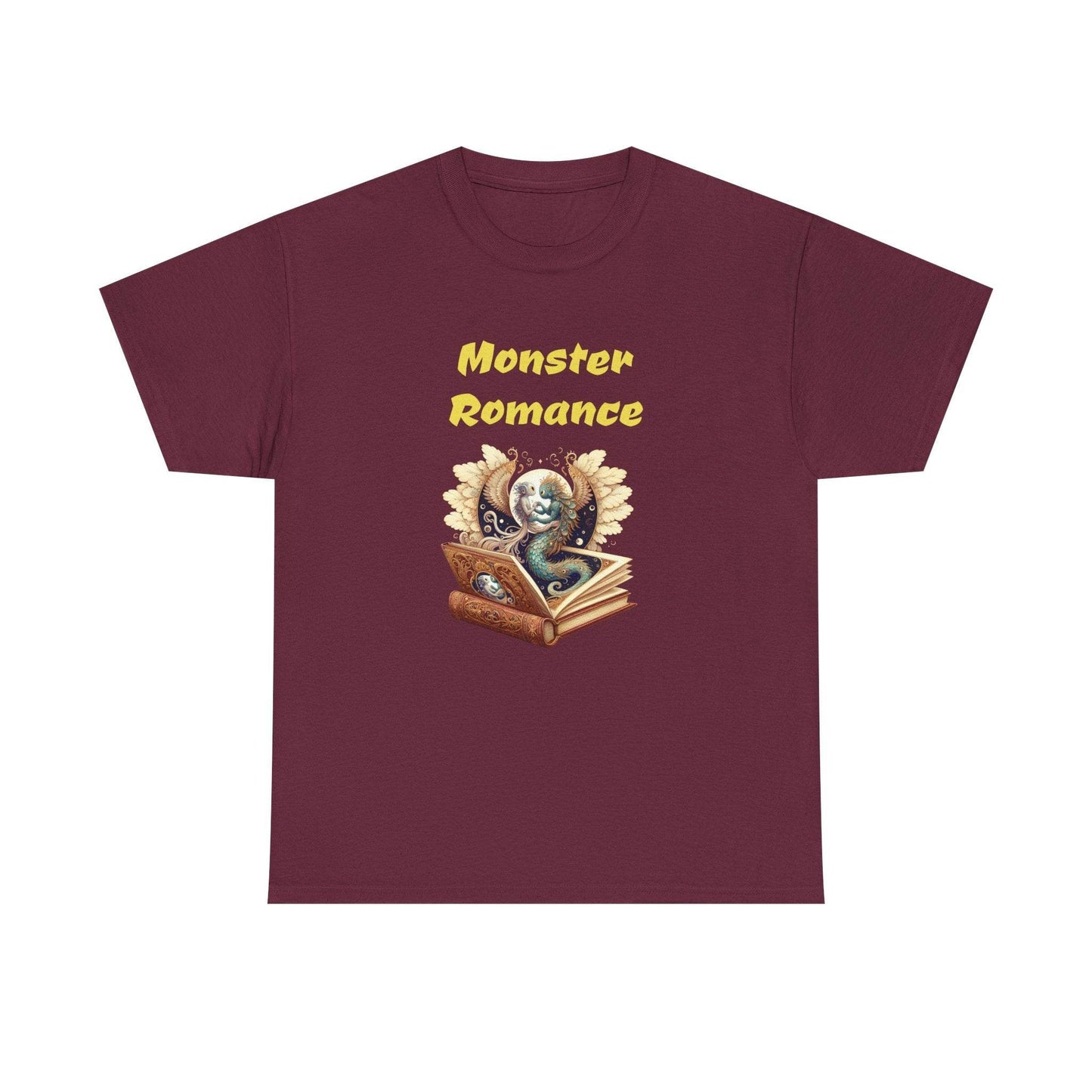 Fantasy - Graphic Tee - Unisex Heavy Cotton T-Shirt Monster Romance Books - The Dreamer's Bookshop.