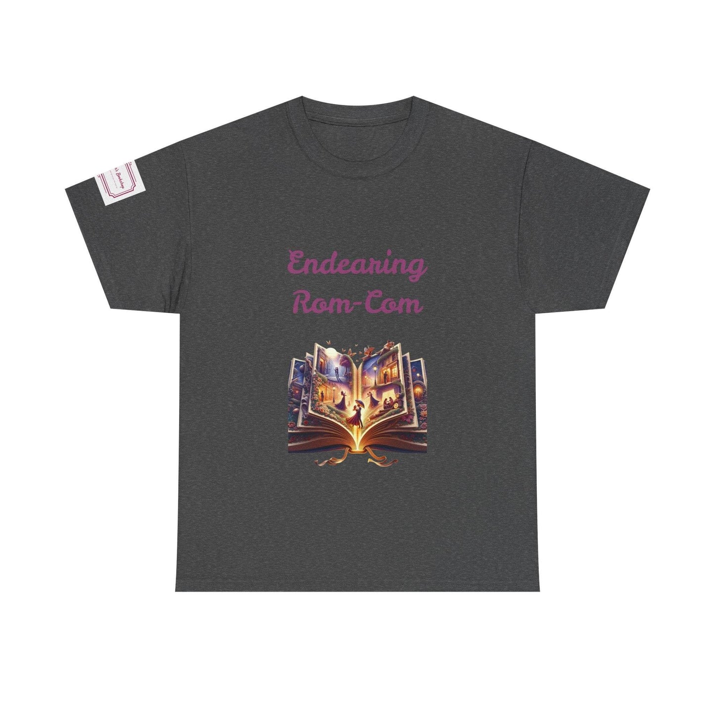 Endearing - Unisex Heavy Cotton Tee - Rom-Com Books - The Dreamer's Bookshop.