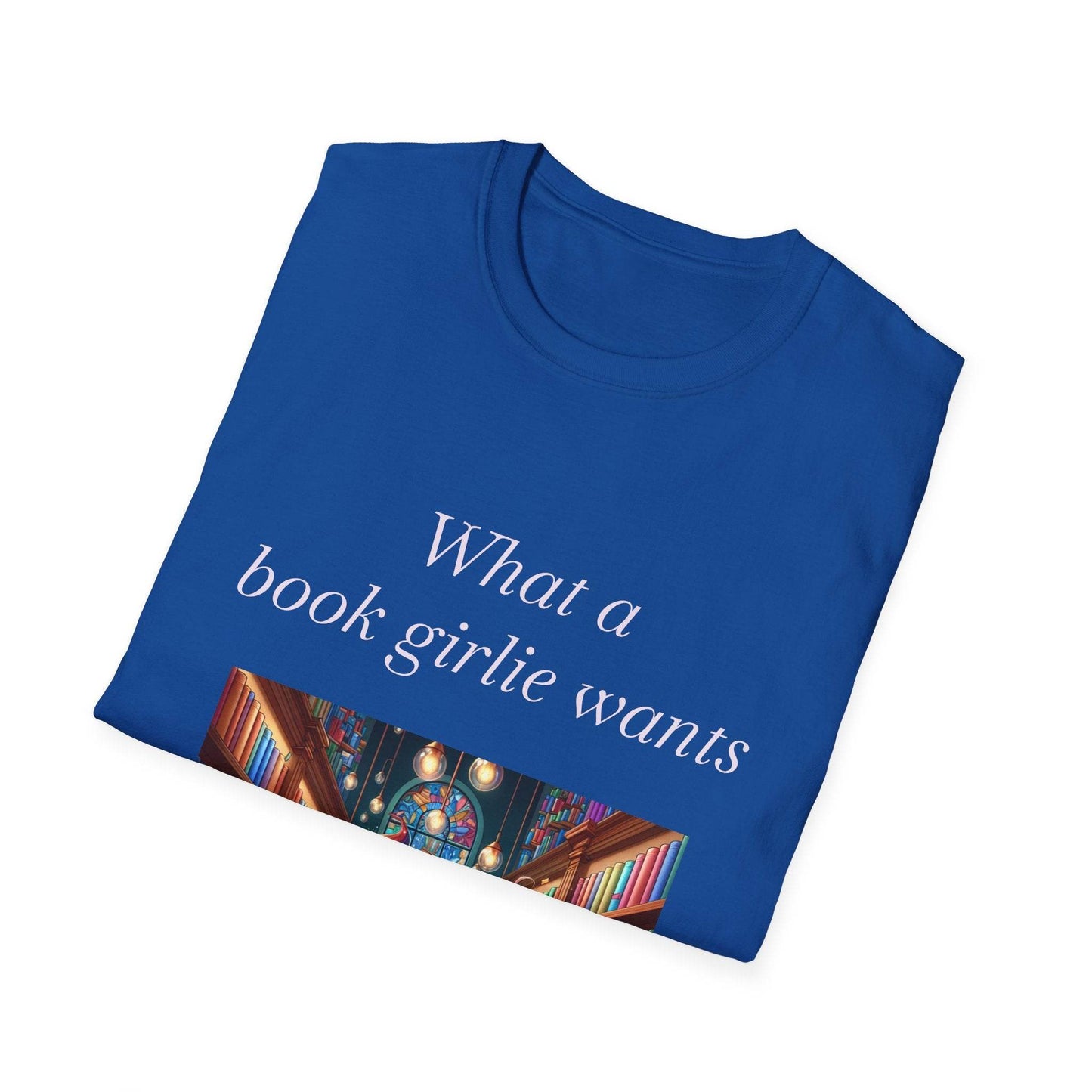 Book Girlie Unisex Softstyle T-Shirt - Perfect for Readers and Book Lovers - The Dreamer's Bookshop.