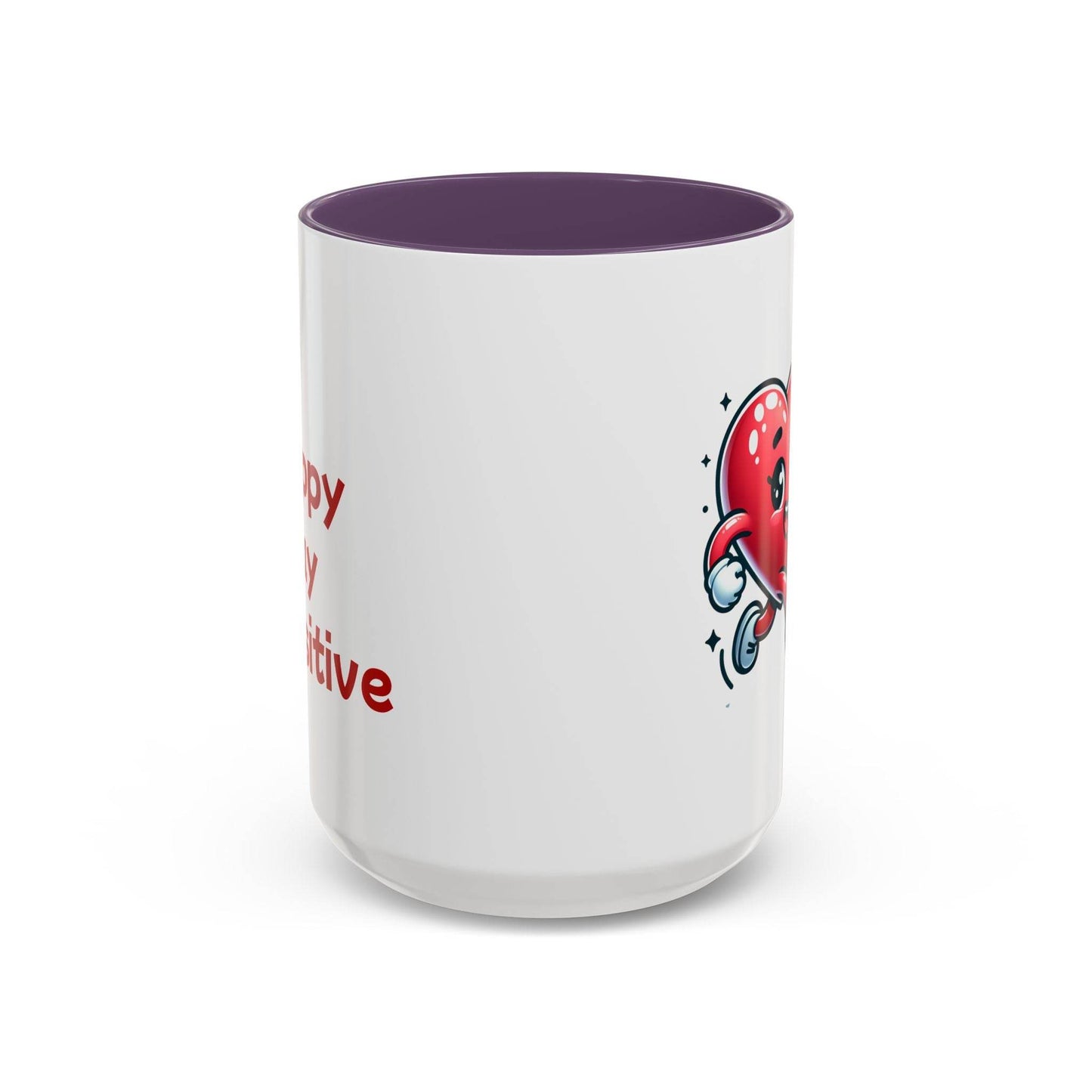 Cute Heart Character Coffee Mug - 11 & 15oz - The Dreamer's Bookshop.