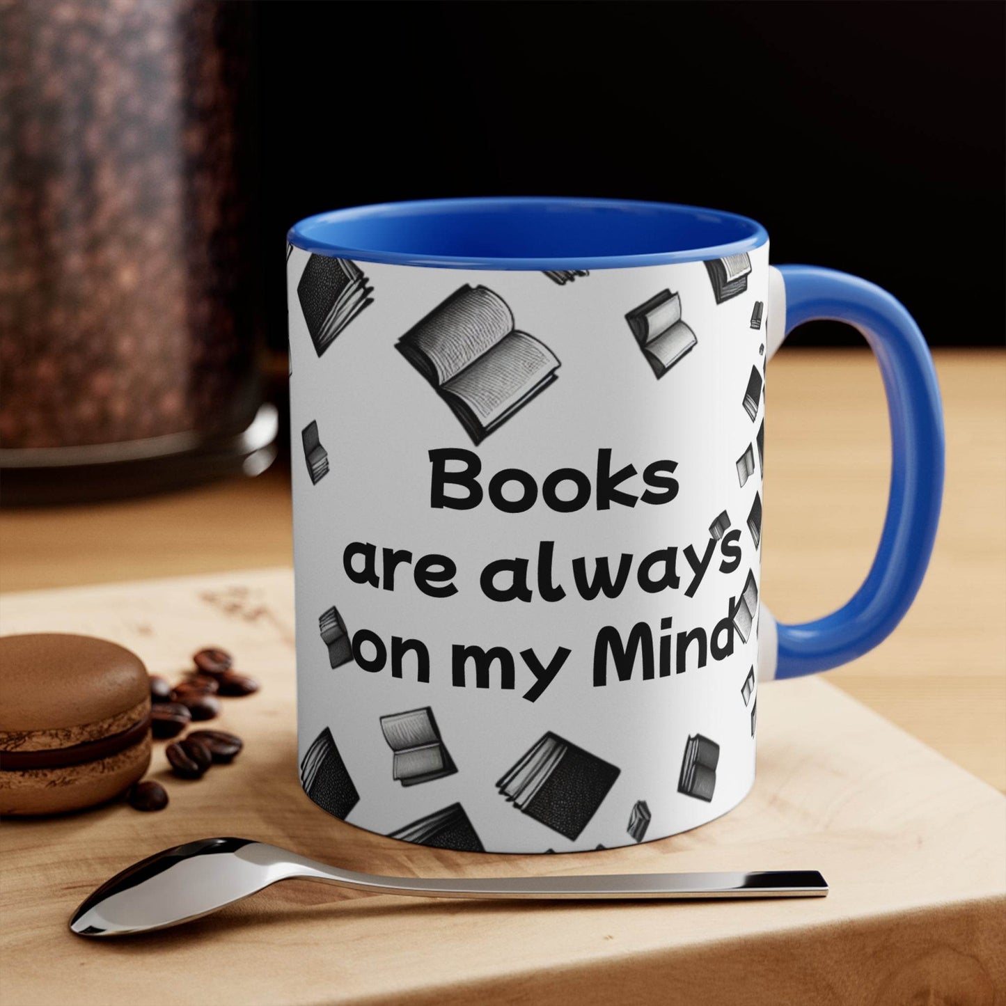 Book Lover's 11oz Colorful Accent Mug - Perfect Gift for Readers - The Dreamer's Bookshop.