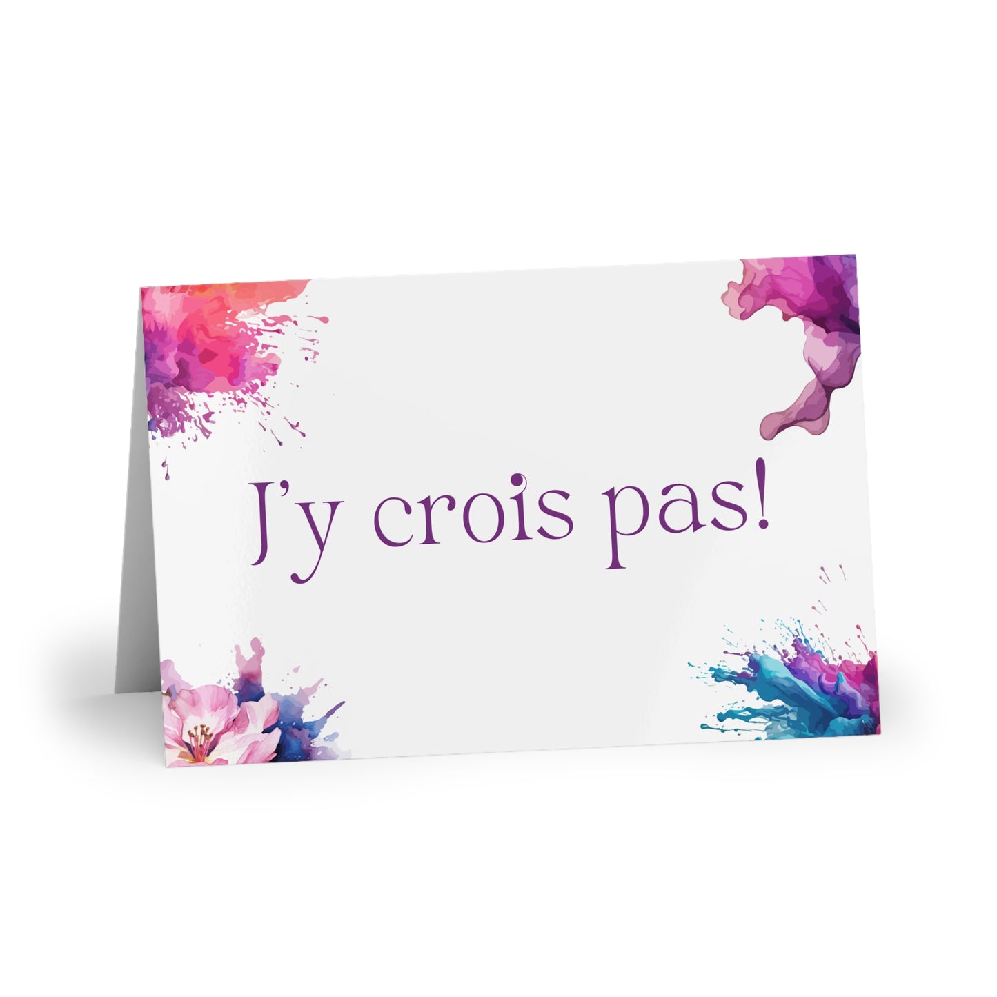 The Dreamer's Bookshop "J'y crois pas" Exclamation Card