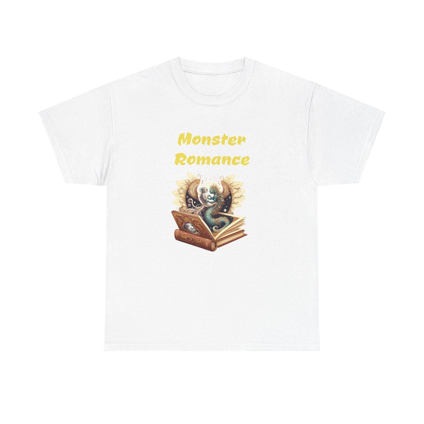 Fantasy - Graphic Tee - Unisex Heavy Cotton T-Shirt Monster Romance Books - The Dreamer's Bookshop.