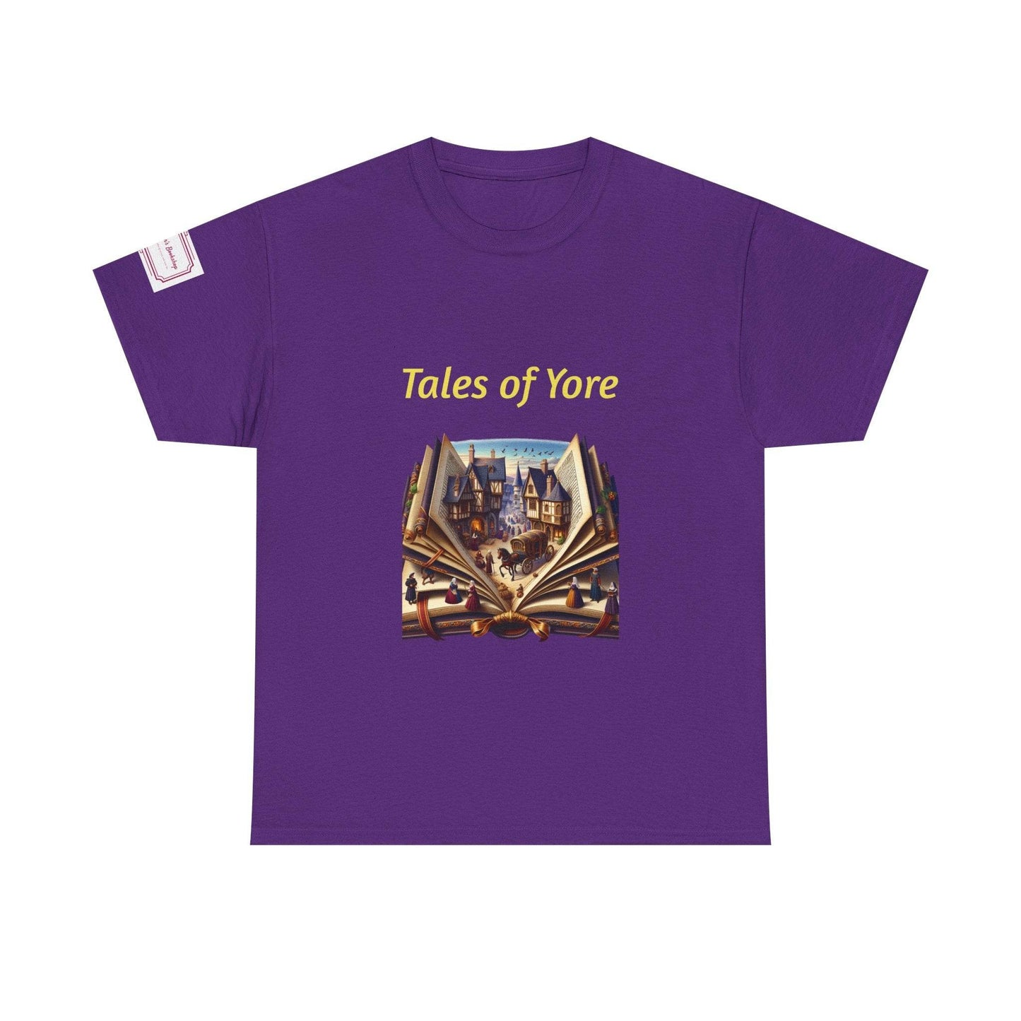 Tales of Yore - Graphic Unisex Heavy Cotton Tee - Historical Books - The Dreamer's Bookshop.
