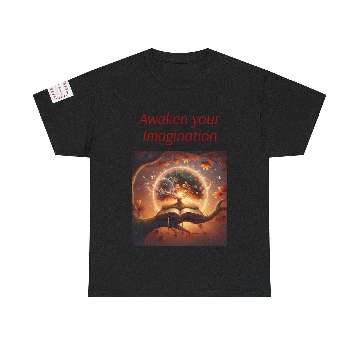 Unisex Imagination Tee - Awaken Your Creativity - Perfect Gift for Book Lovers - The Dreamer's Bookshop.