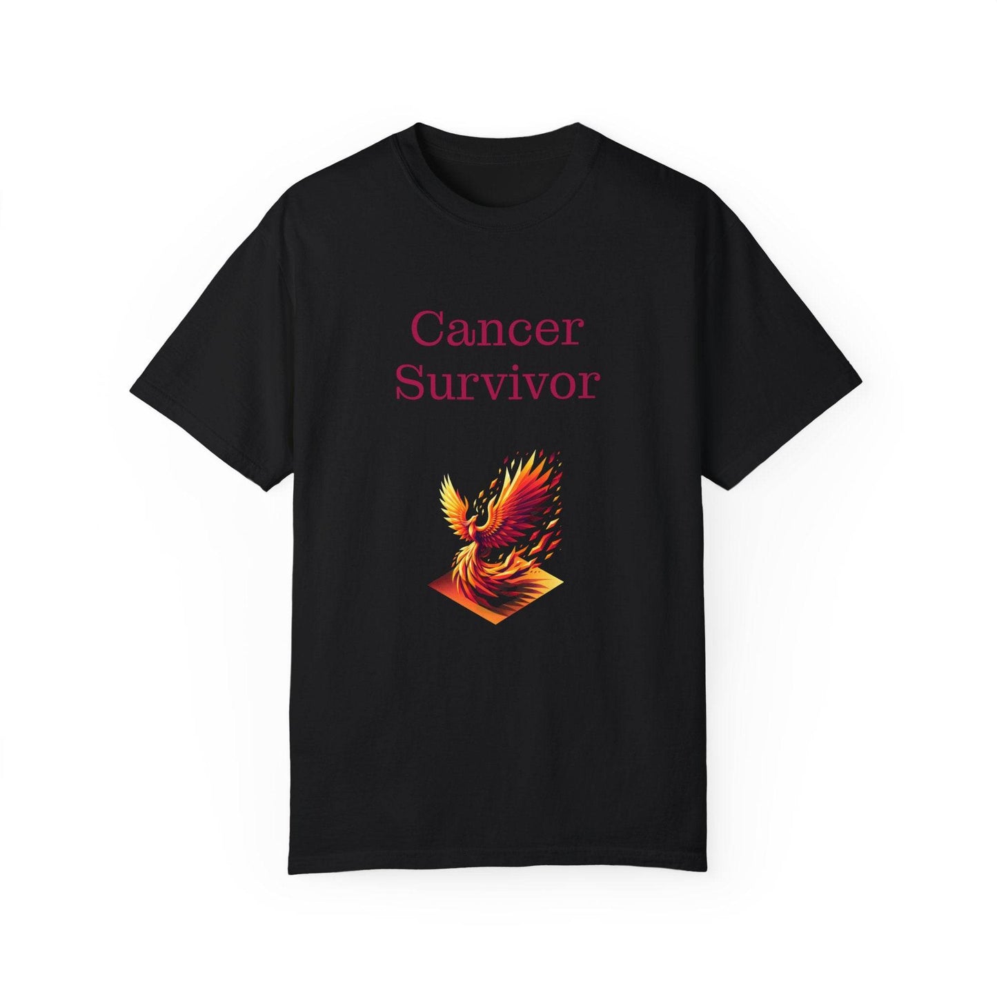Cancer Survivor Unisex Garment-Dyed T-Shirt - Empowering Supportive Apparel - The Dreamer's Bookshop.