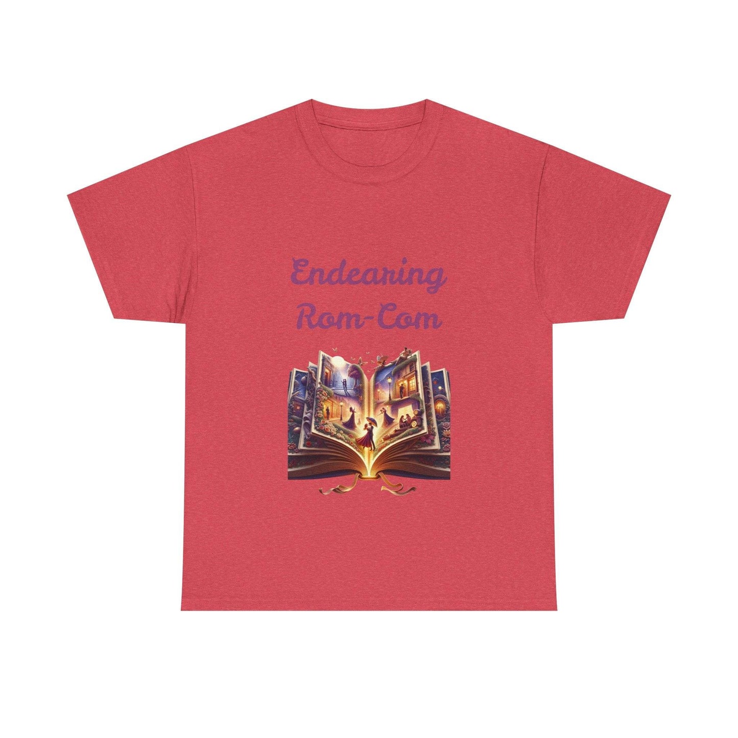 Endearing - Unisex Heavy Cotton Tee - Rom-Com Books - The Dreamer's Bookshop.