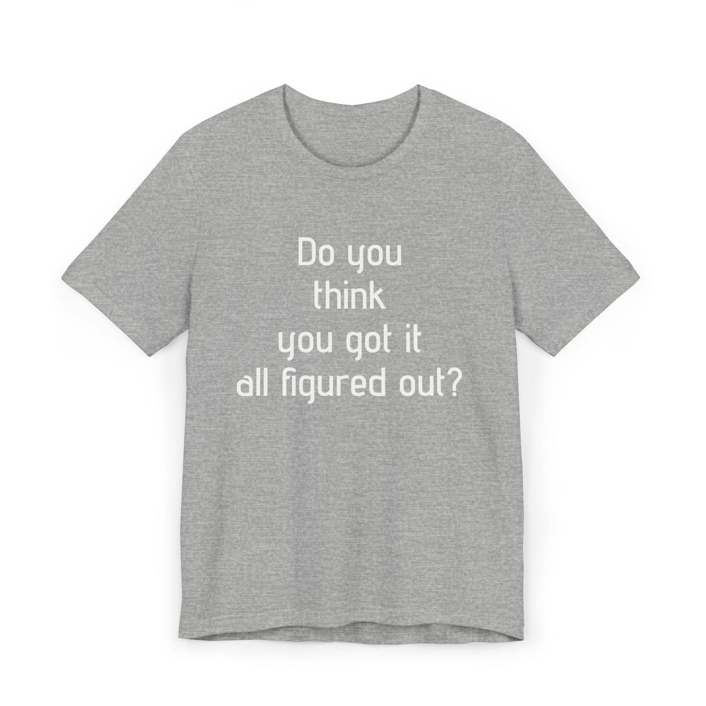 Inspirational Unisex Jersey T-Shirt - Think Again Vibe - The Dreamer's Bookshop.