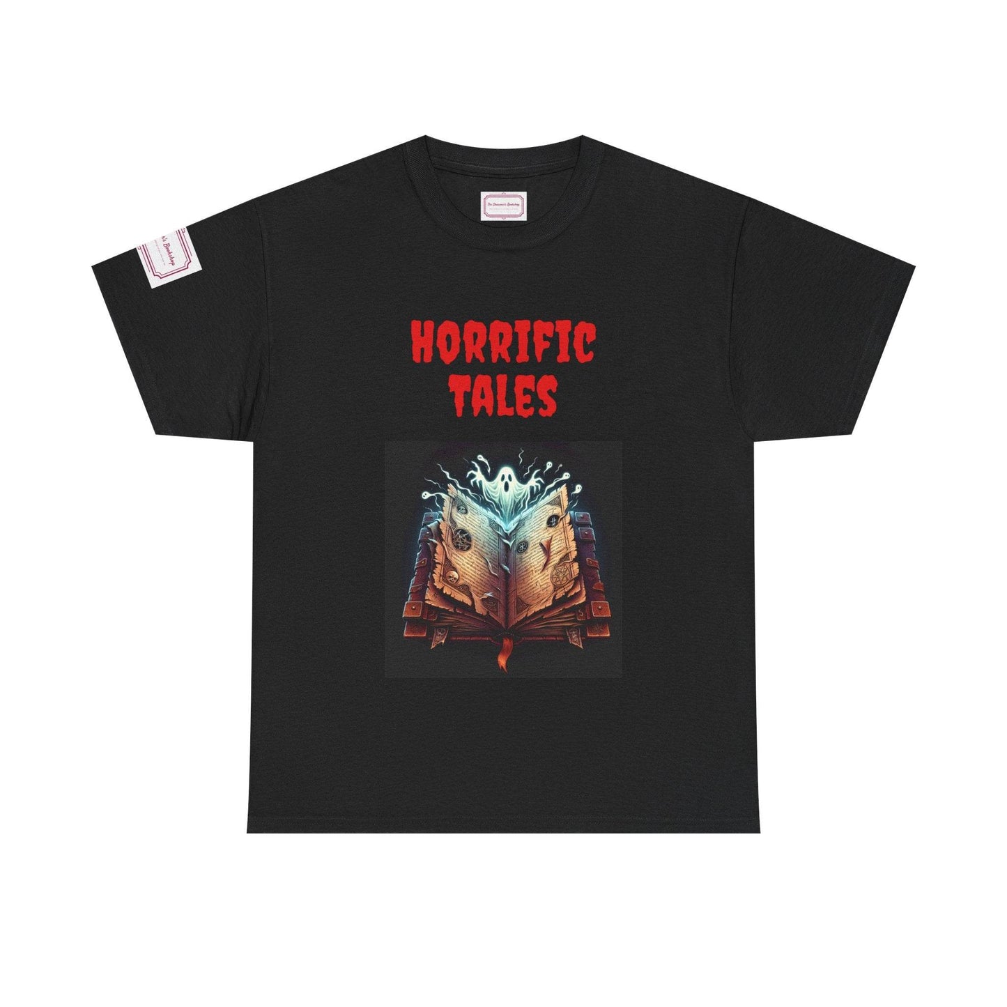 Horrific Tales - Unisex Heavy Cotton Tee - Perfect for Book Lovers - The Dreamer's Bookshop.