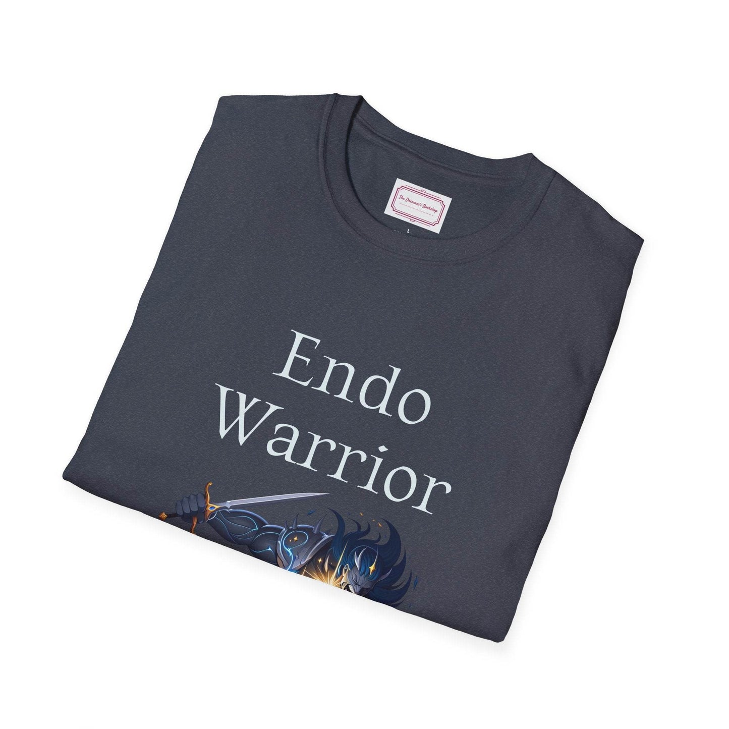 Endometriosis Warrior Unisex Softstyle T-Shirt - Embrace Your Battles - The Dreamer's Bookshop.