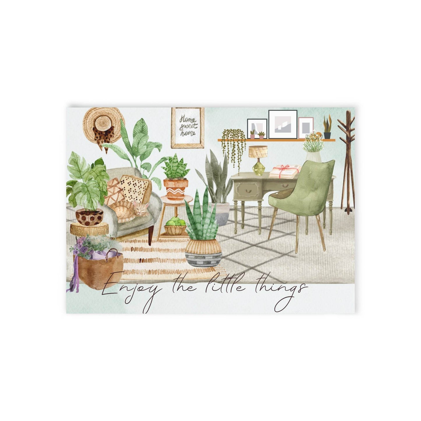 The Dreamer's Bookshop "Plant Lover" Enjoy the Little Things Card - The Dreamer's Bookshop.