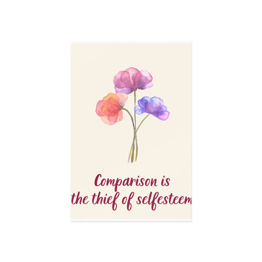 The Dreamer's Bookshop - Love Yourself Card "Comparison" - The Dreamer's Bookshop.