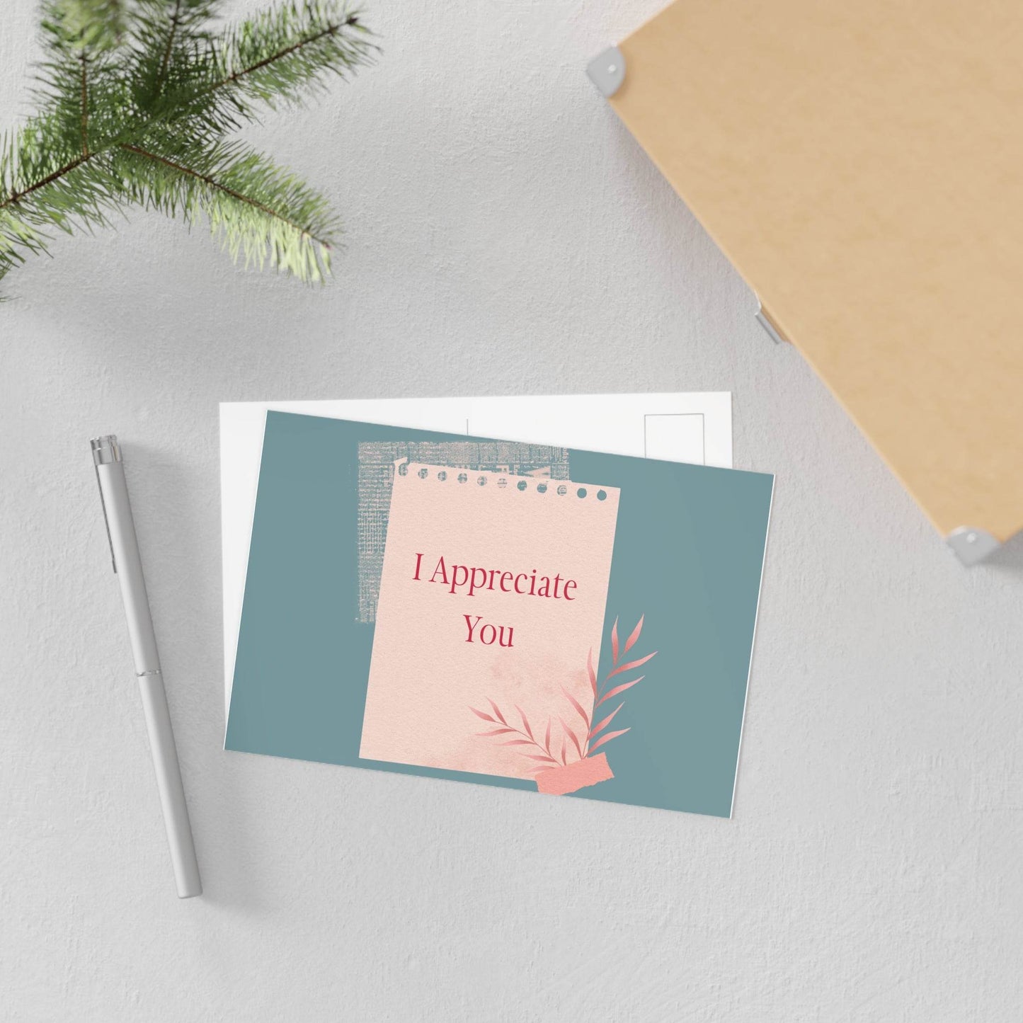 The Dreamer's Bookshop Appreciation "I Appreciate You" Print Card - The Dreamer's Bookshop.