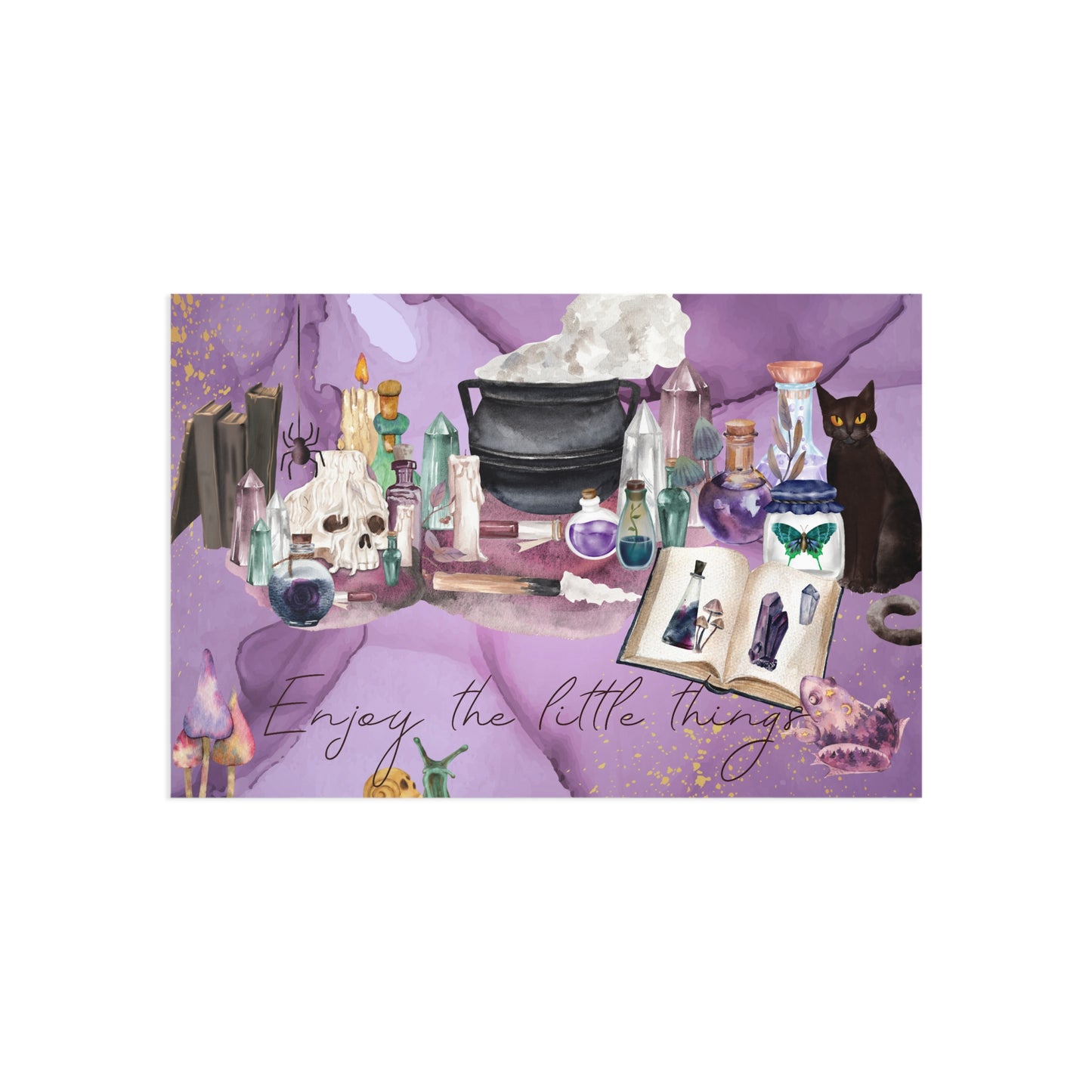 The Dreamer's Bookshop "Witch craft" Enjoy the Little Things Card - The Dreamer's Bookshop.