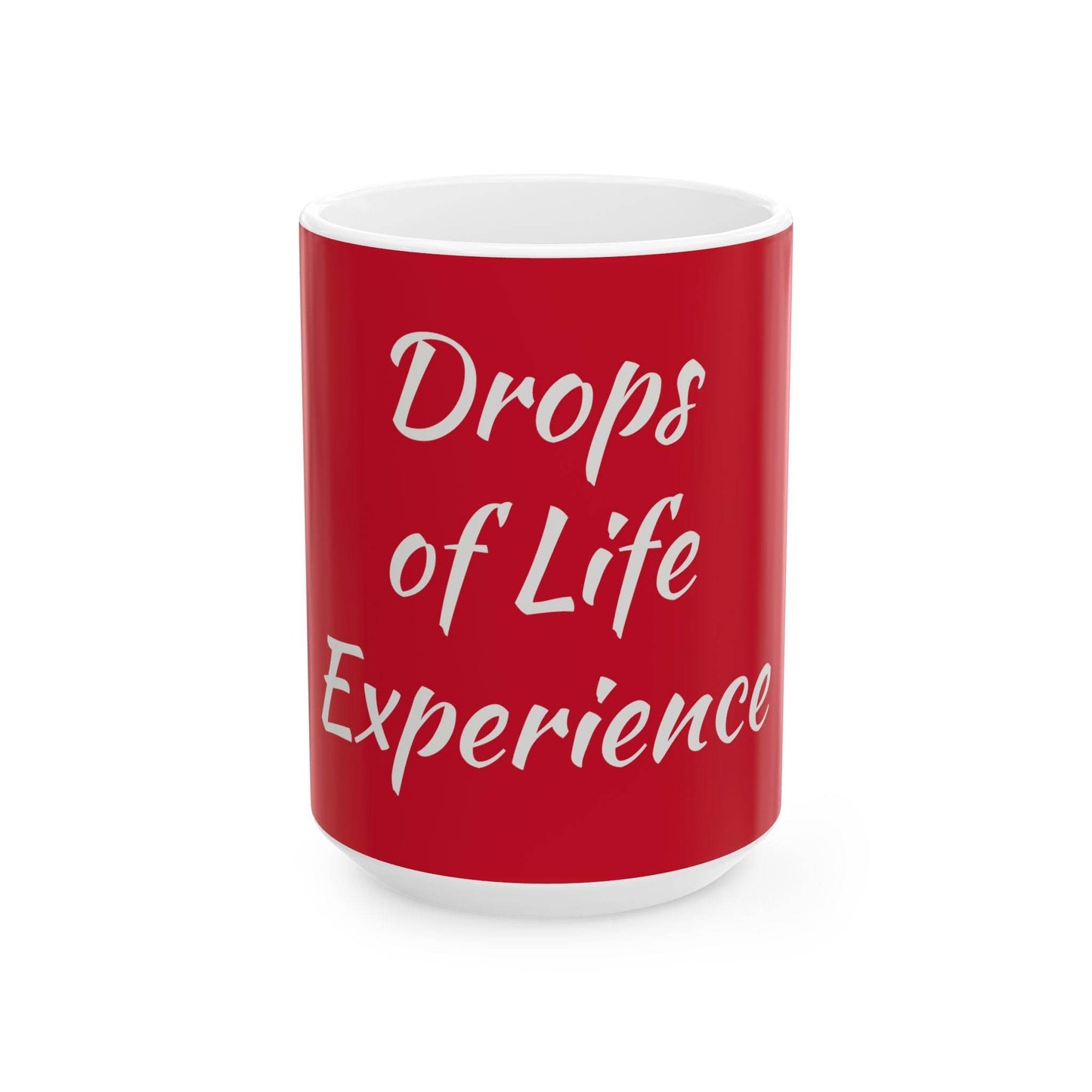 Drops of Life Experience Ceramic Mug - Perfect Gift for Motivation and Inspiration - The Dreamer's Bookshop.
