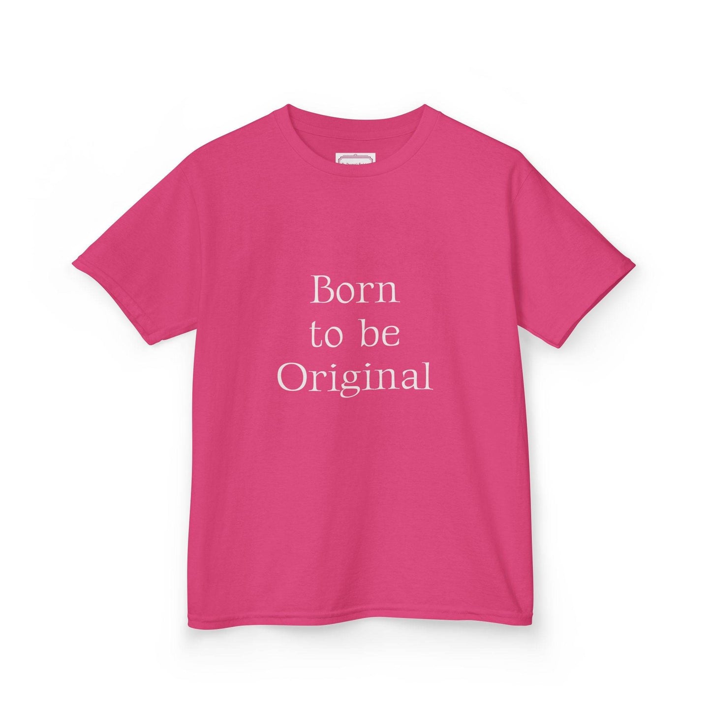 EU - Kids 'Born to be Original' Cotton Tee - Support Young Creators - The Dreamer's Bookshop.