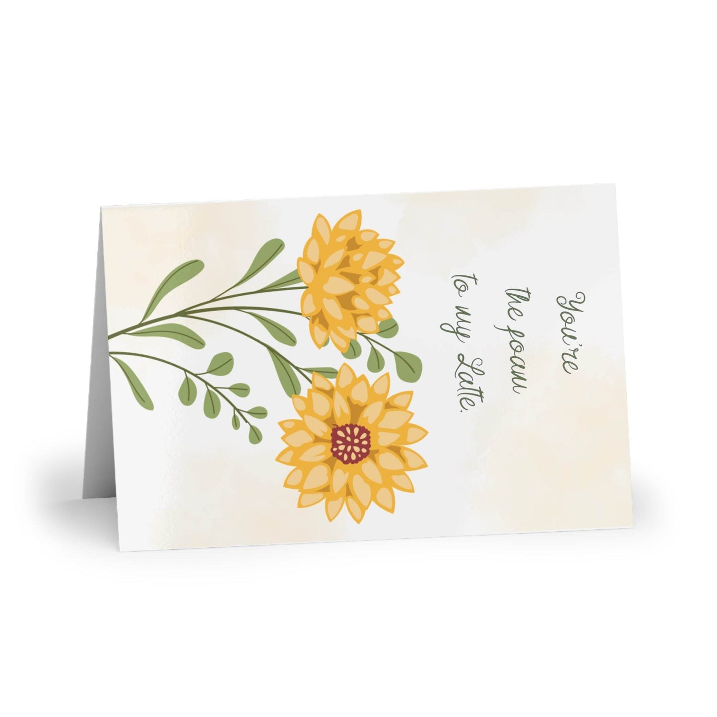 The Dreamer's Bookshop Affection "You're the foam" Art Print Card - The Dreamer's Bookshop.