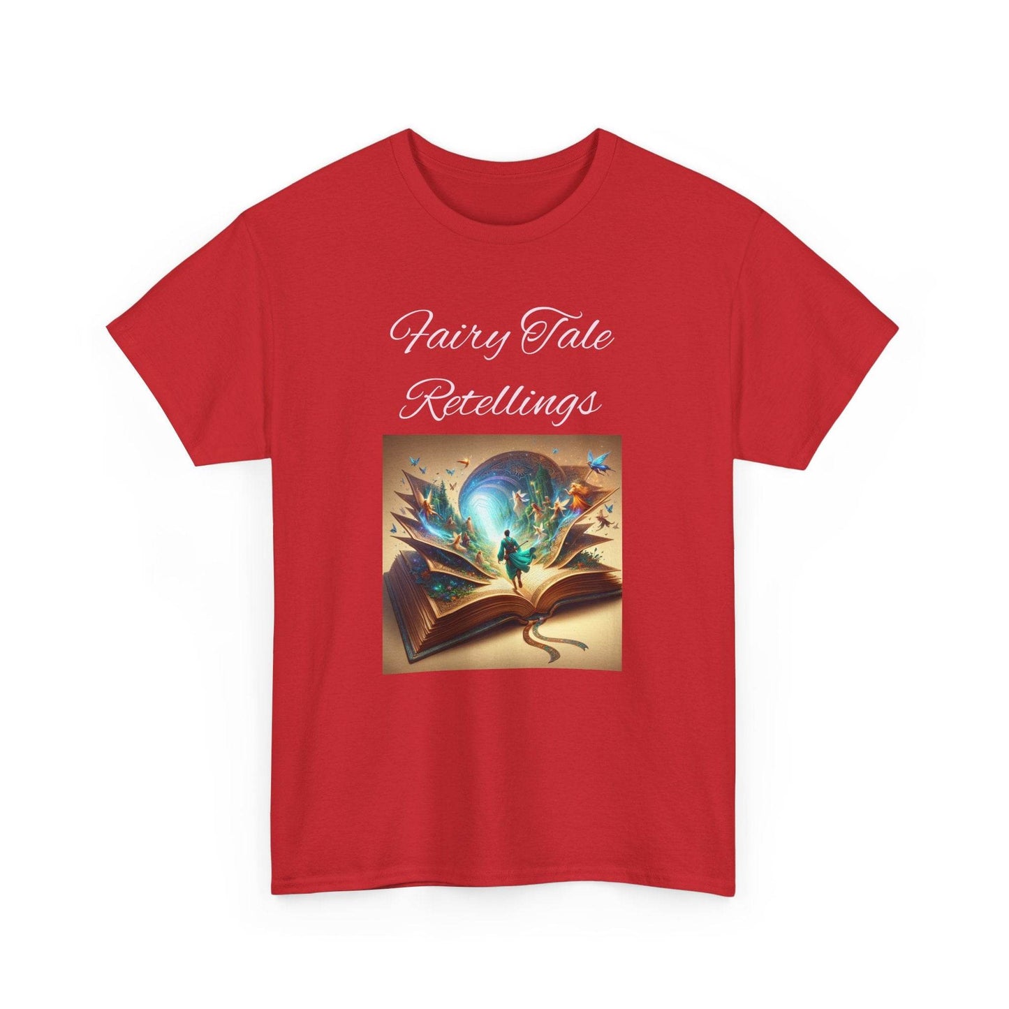 Fiction - Graphic Tee - Unisex Heavy Cotton T-Shirt - Fairy Tale Retellings - The Dreamer's Bookshop.