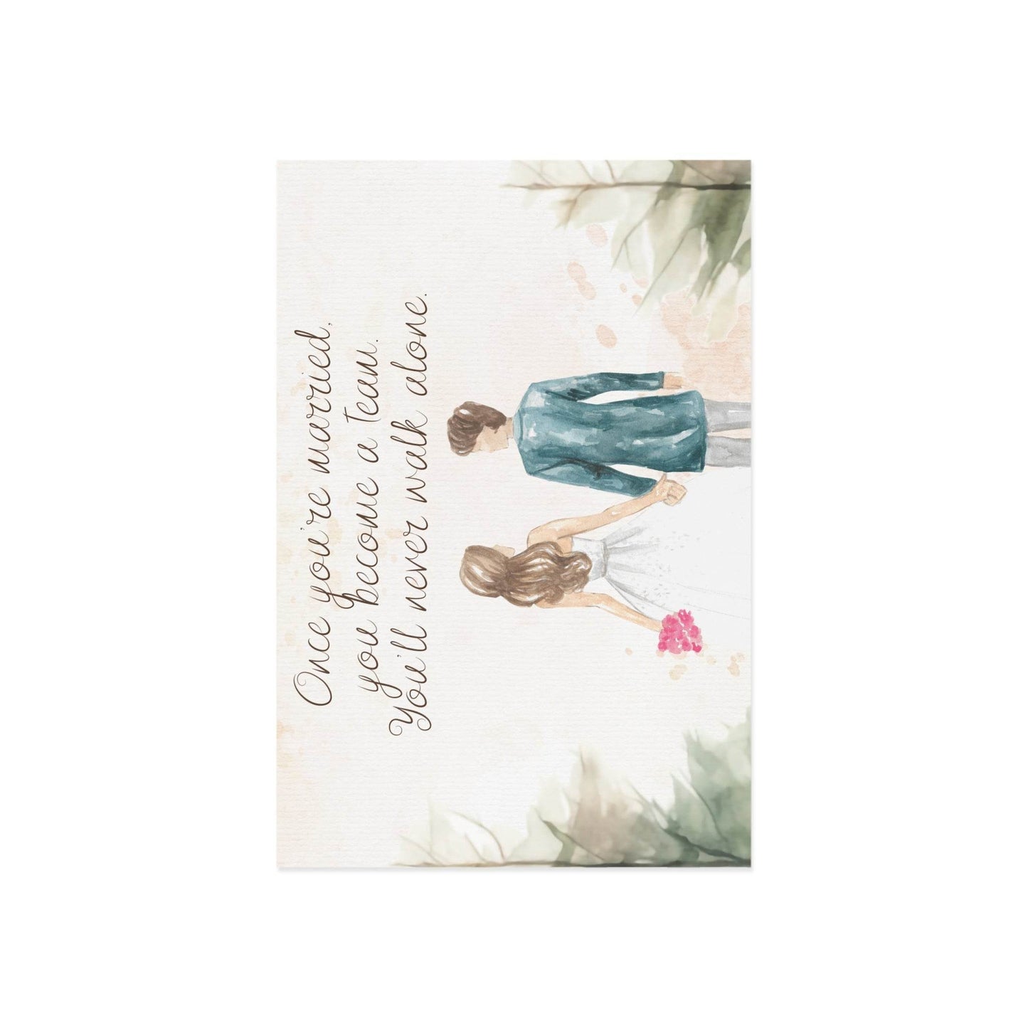 The Dreamer's Bookshop Cute "A Team" Wedding Card - The Dreamer's Bookshop.
