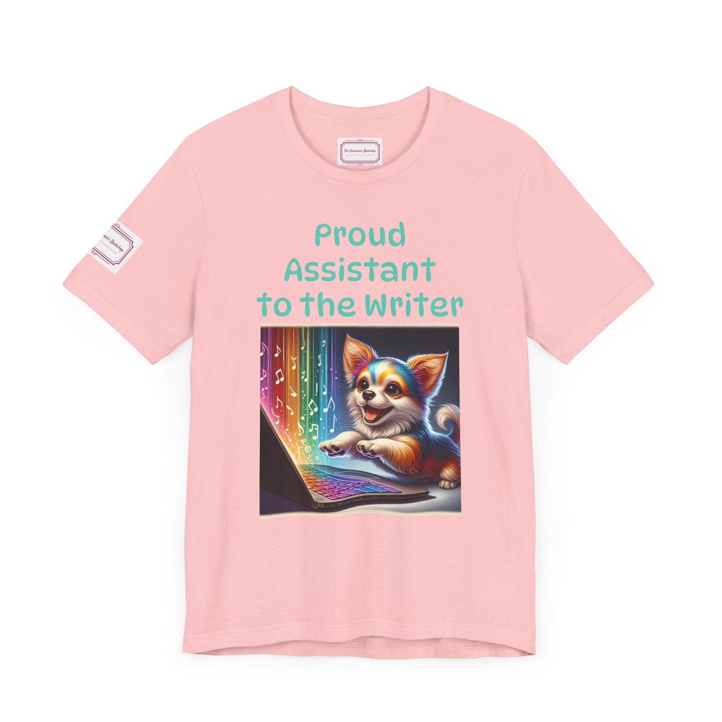 Assistant Writer Tee - Fun Short Sleeve Shirt for Writers & Book Lovers - The Dreamer's Bookshop.