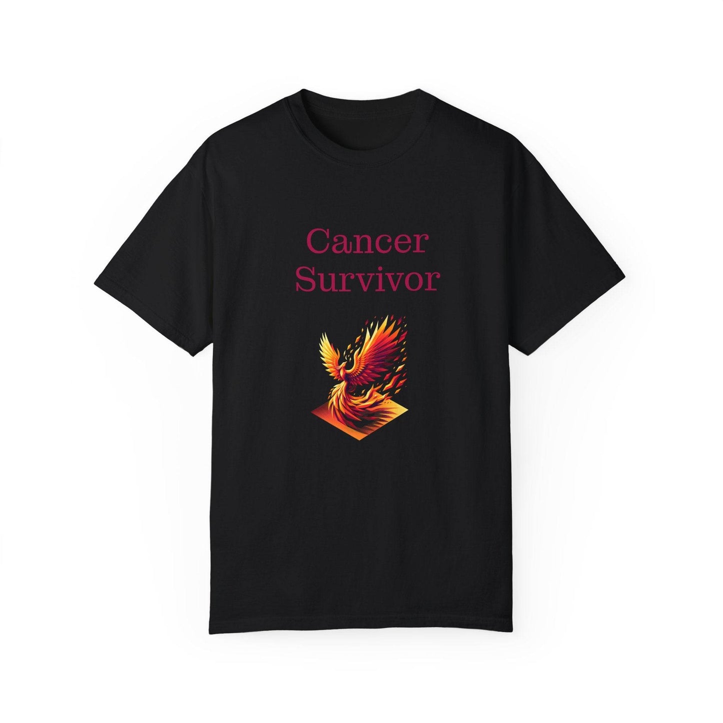 Cancer Survivor Unisex Garment-Dyed T-shirt - Inspirational Motivational Tee - The Dreamer's Bookshop.