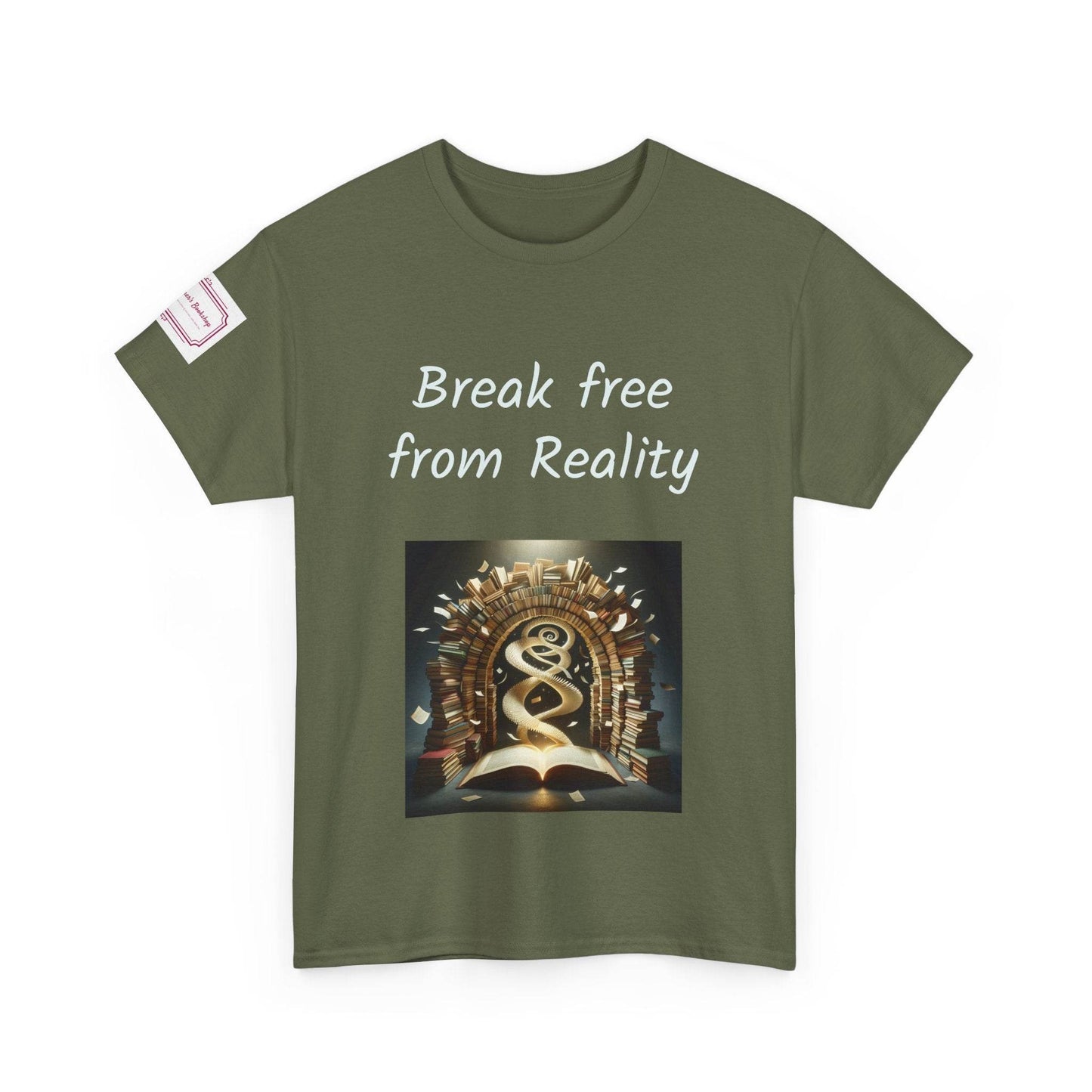 Break Free - Unisex Heavy Cotton Tee - Book Lovers - The Dreamer's Bookshop.
