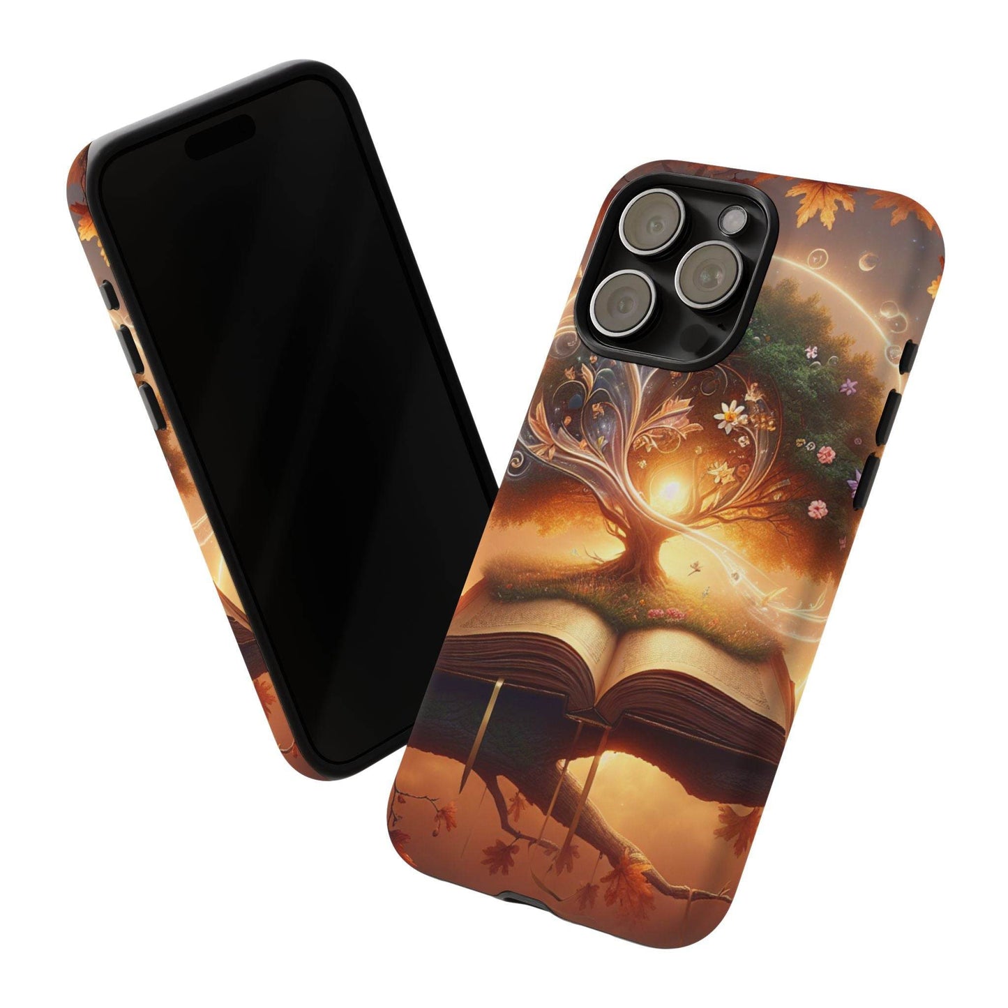 Nature-Inspired iPhone & Samsung Phone Case with Tree of Life Design - The Dreamer's Bookshop.
