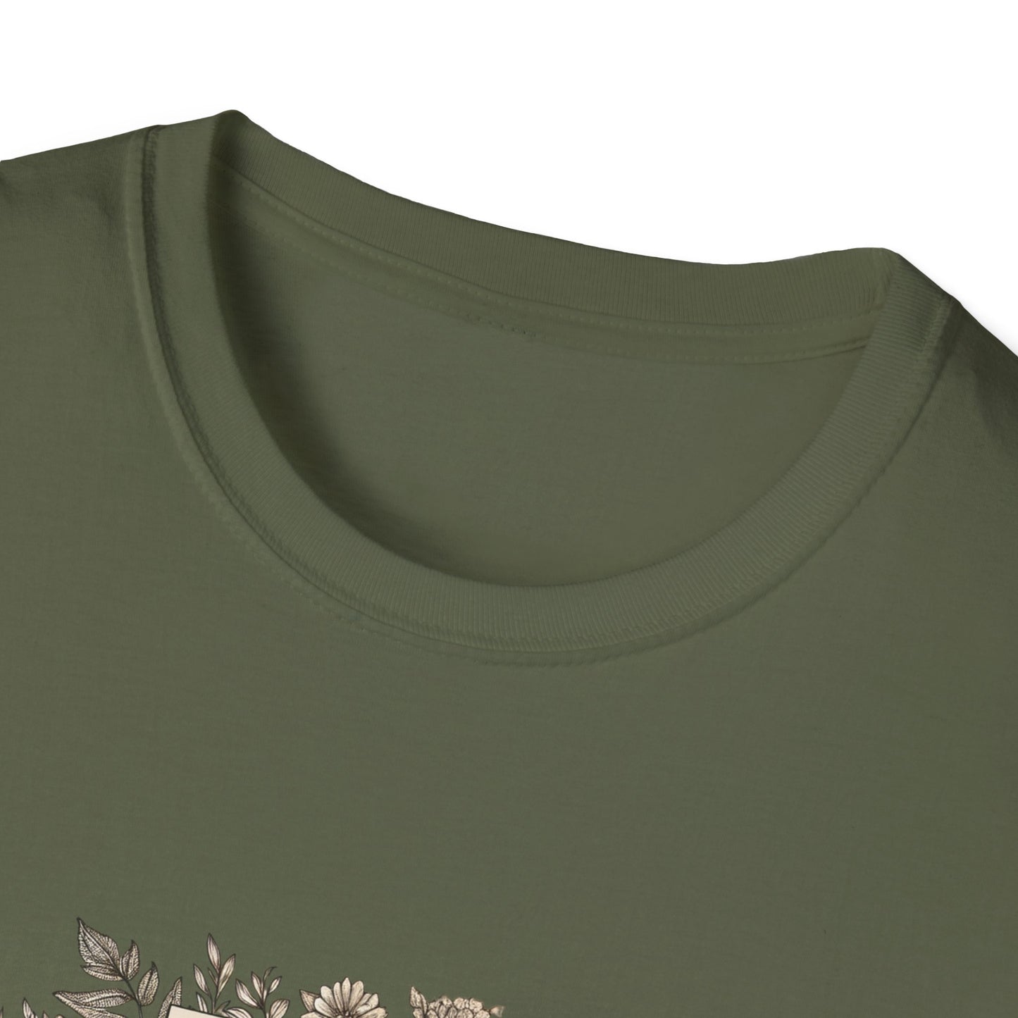 Unisex T-Shirt - Vintage Writing "Story Begins" for Book Lovers - The Dreamer's Bookshop.