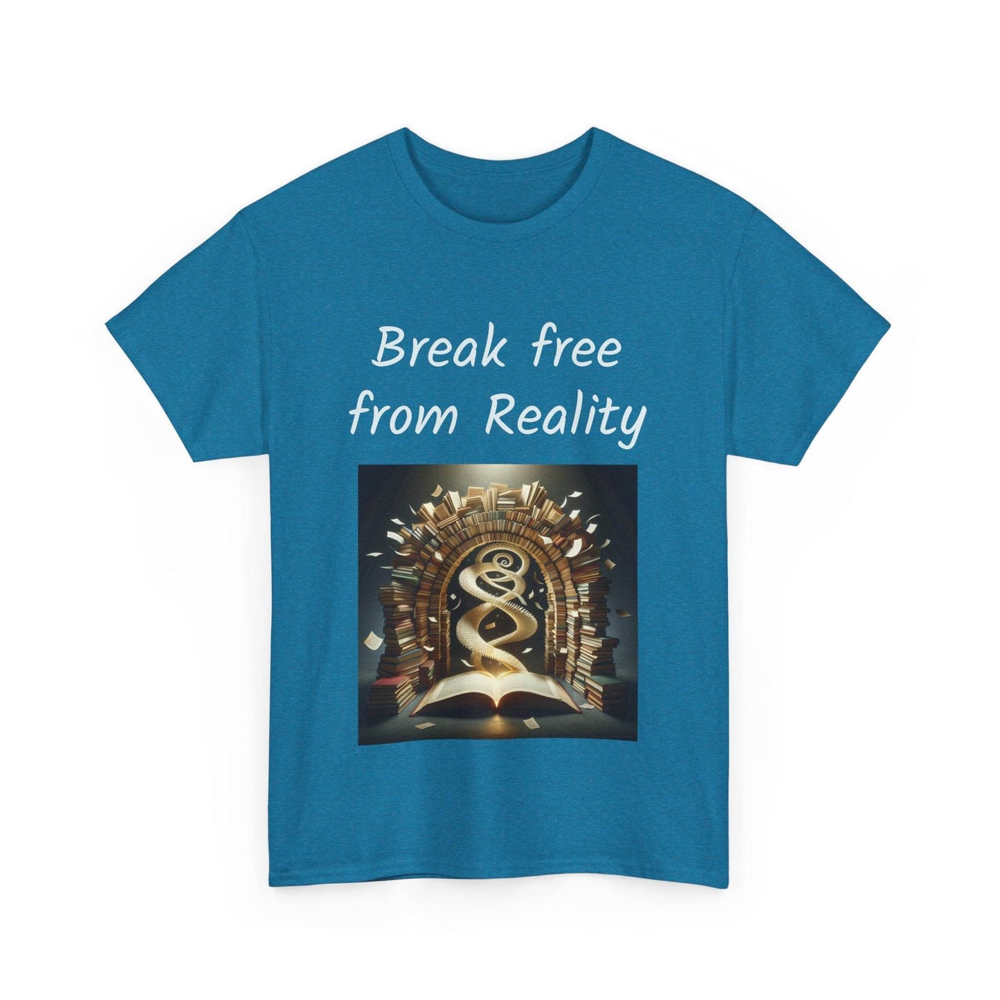 Break Free - Unisex Heavy Cotton Tee - Book Lovers - The Dreamer's Bookshop.