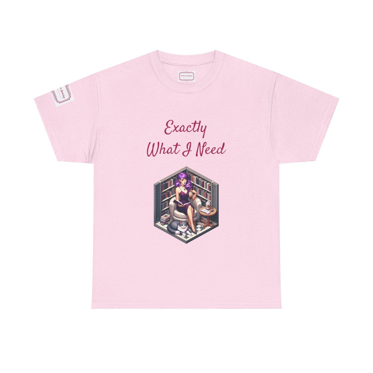 What I Need - Unisex Heavy Cotton Tee - Perfect for Book Lovers - The Dreamer's Bookshop.