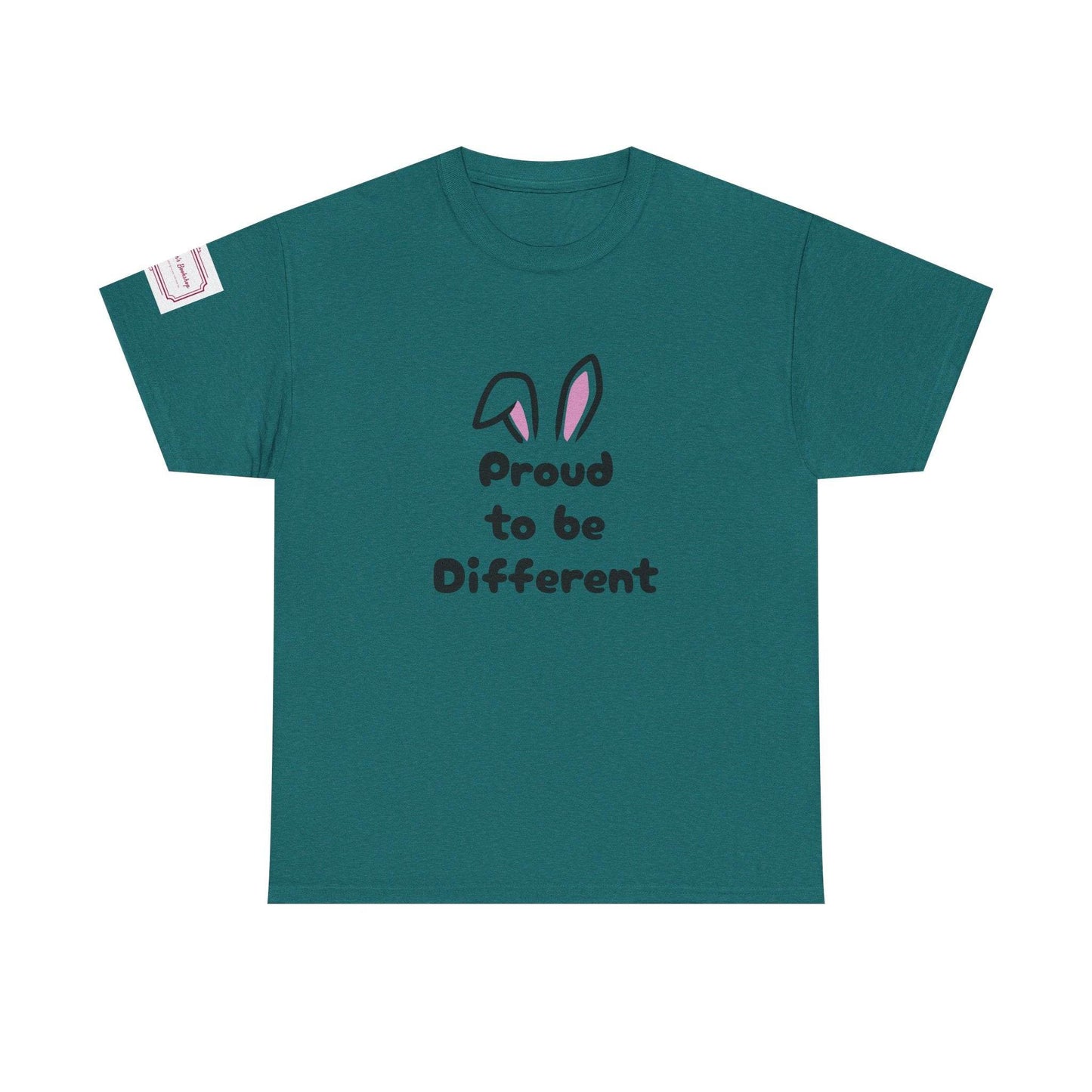Proud to Be Different Unisex Heavy Cotton Tee – Celebrate Uniqueness - The Dreamer's Bookshop.